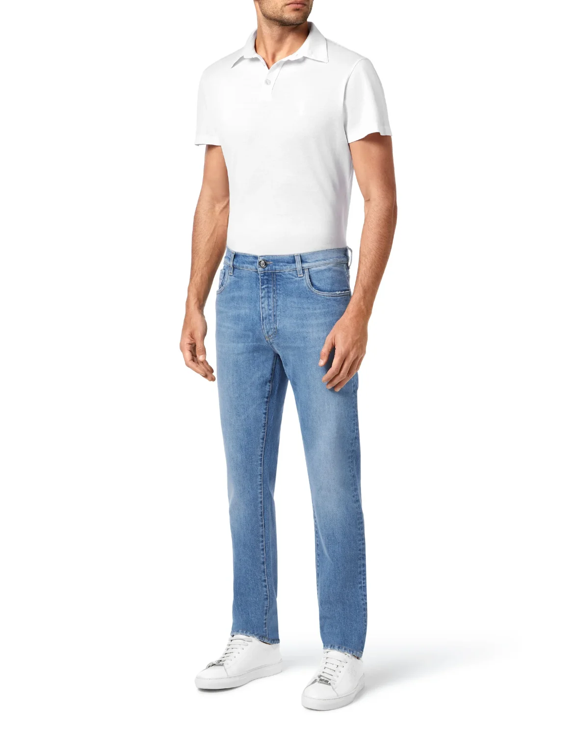 Denim Trousers Super Straight Cut, цвет: Голубой