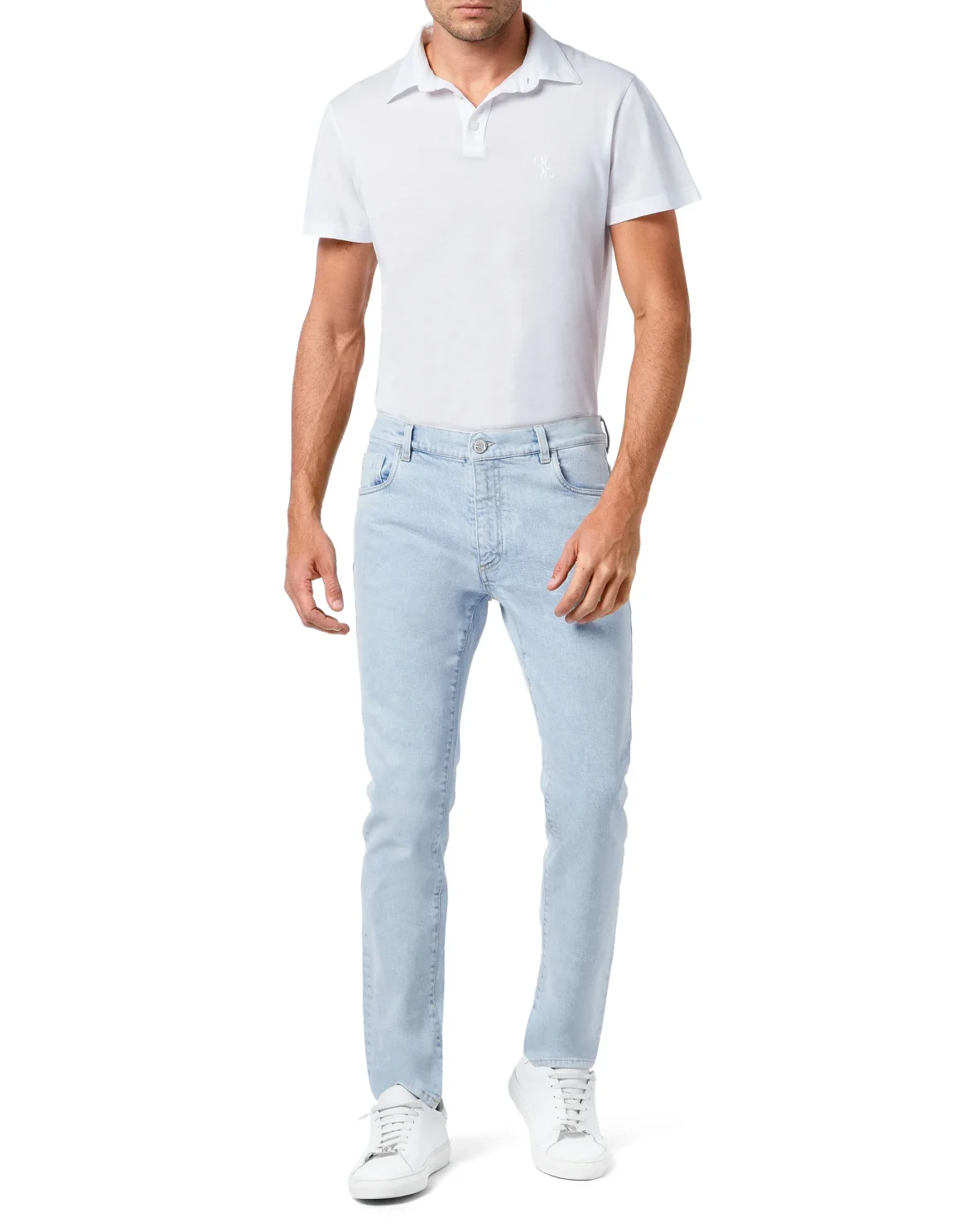 Denim Trousers Super Straight Cut Istitutional, цвет: Голубой