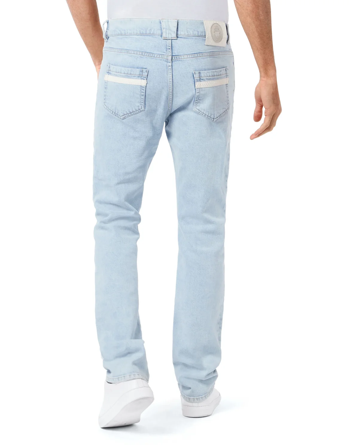 Denim Trousers Regular fit Istitutional, цвет: Голубой