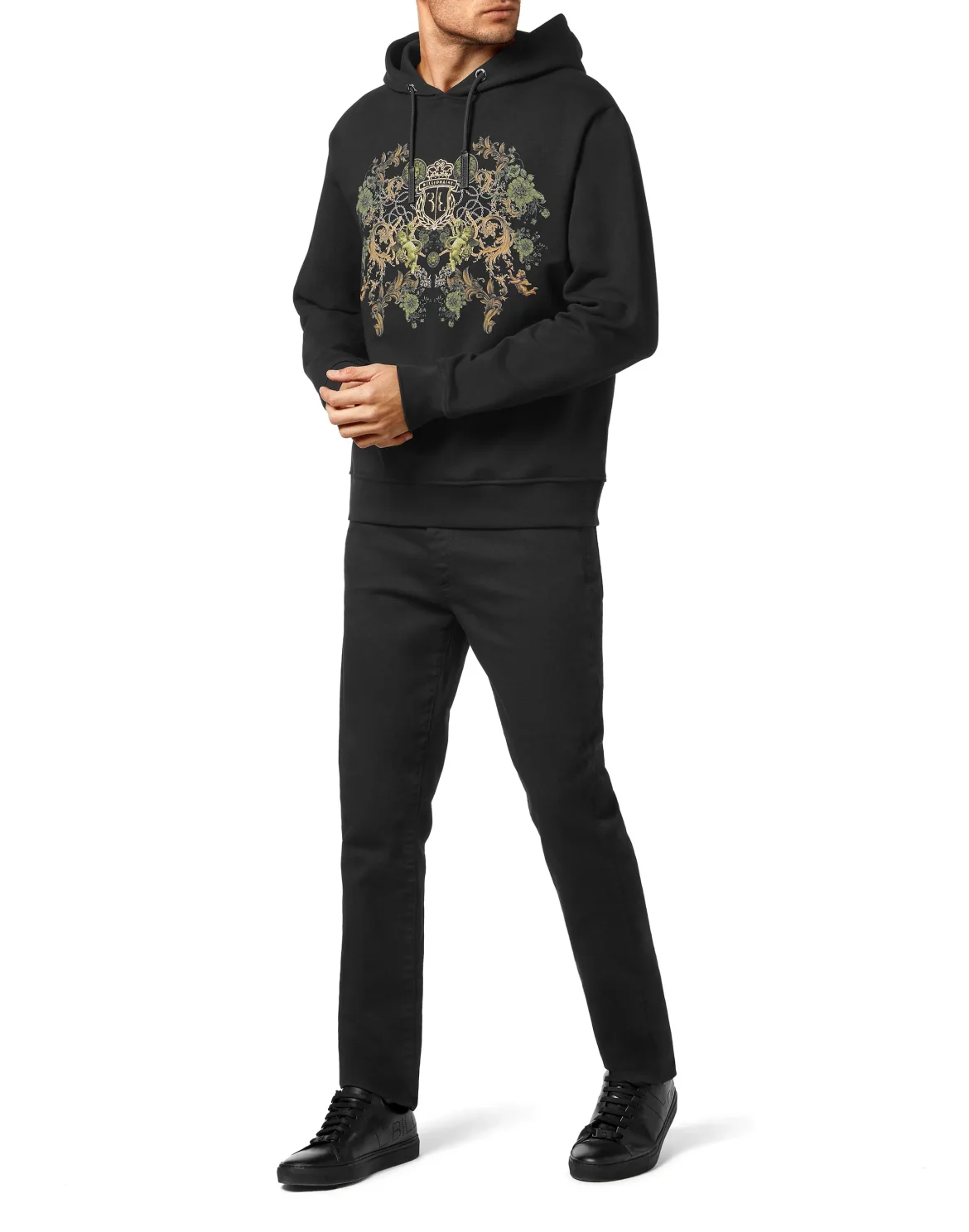 Hoodie Sweatshirt Crest, цвет: Черный