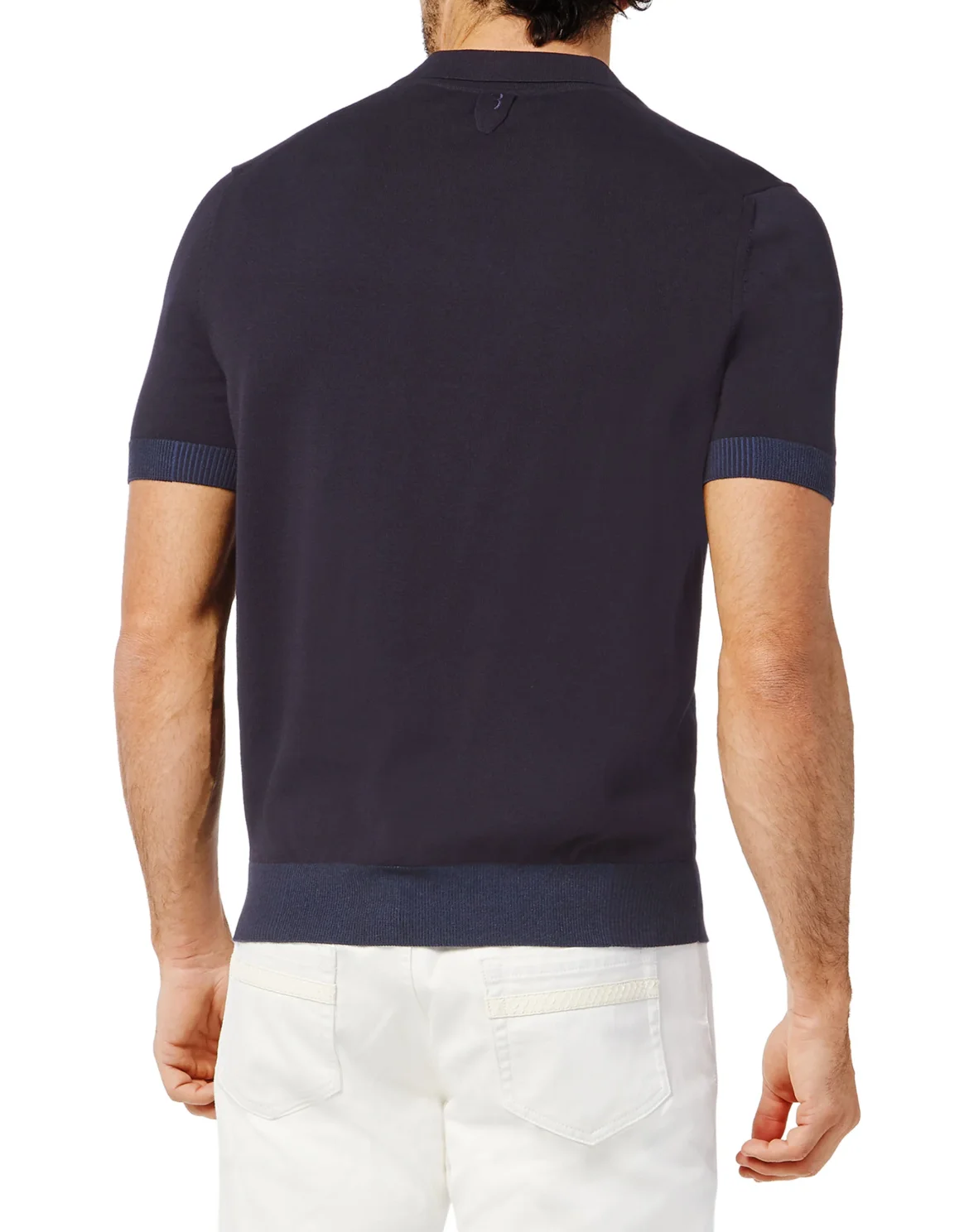 Pullover Polo-Neck SS Crest, цвет: Синий