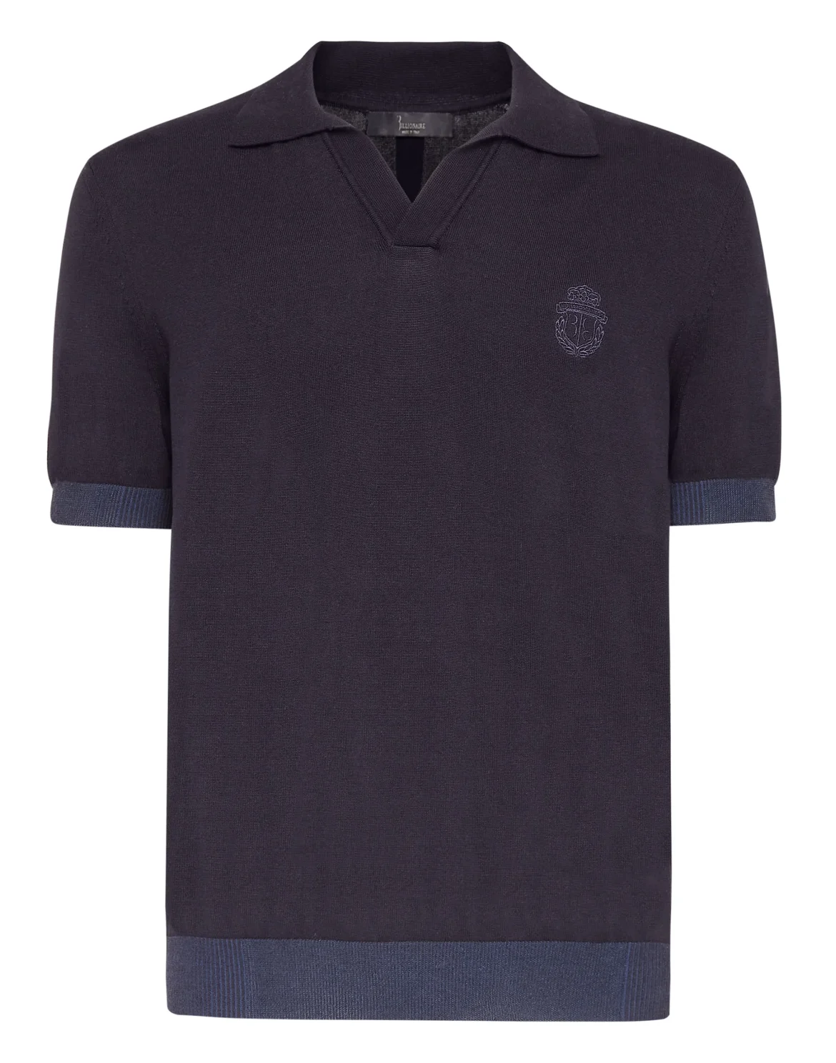 Pullover Polo-Neck SS Crest, цвет: Синий
