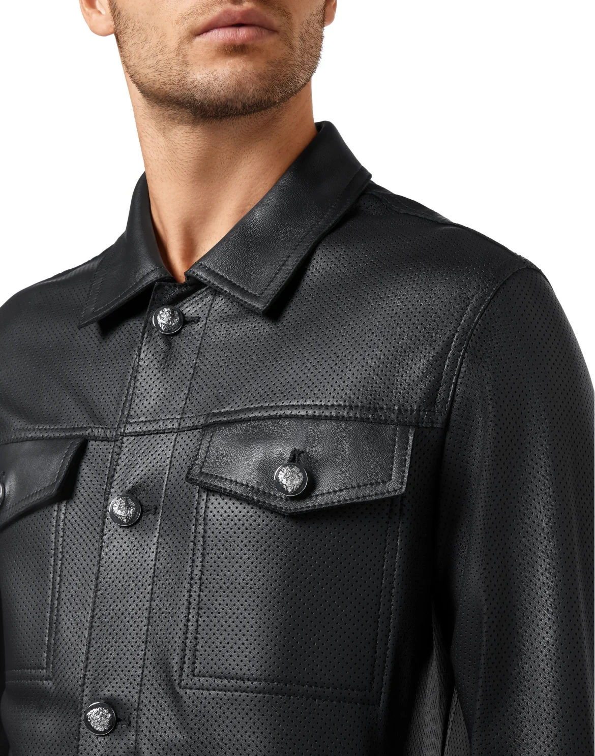 Leather Jacket Iconic, цвет: Черный