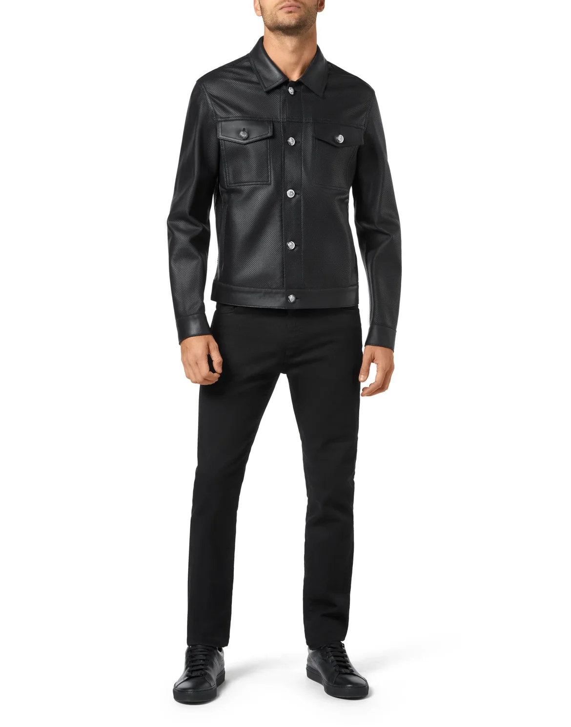 Leather Jacket Iconic, цвет: Черный