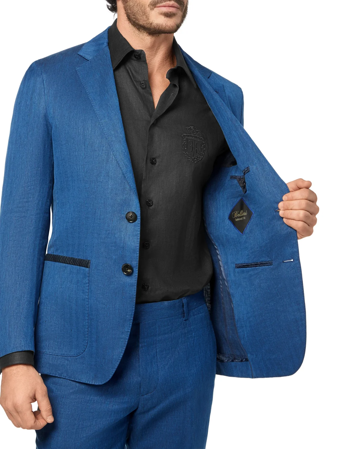 Blazer Tailored Fit, цвет: Голубой