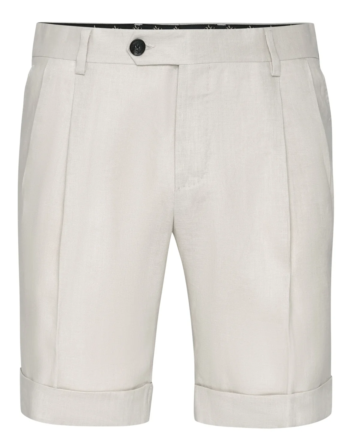 Linen Short Trousers, цвет: Бежевый