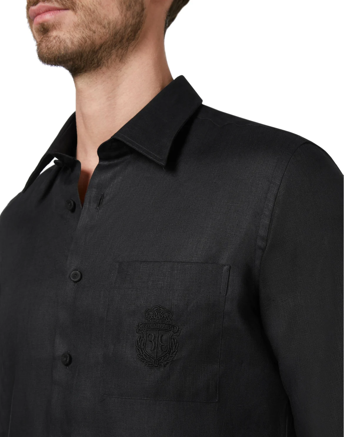Shirt Gold Cut LS, цвет: Черный