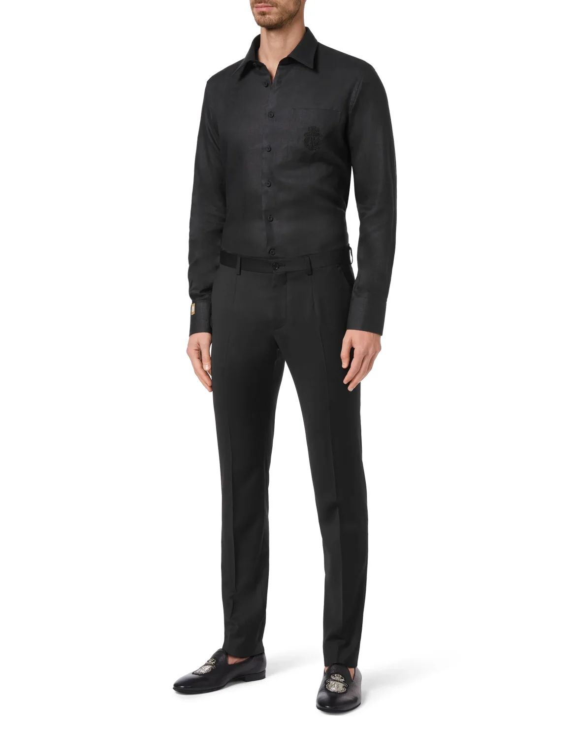 Shirt Gold Cut LS, цвет: Черный