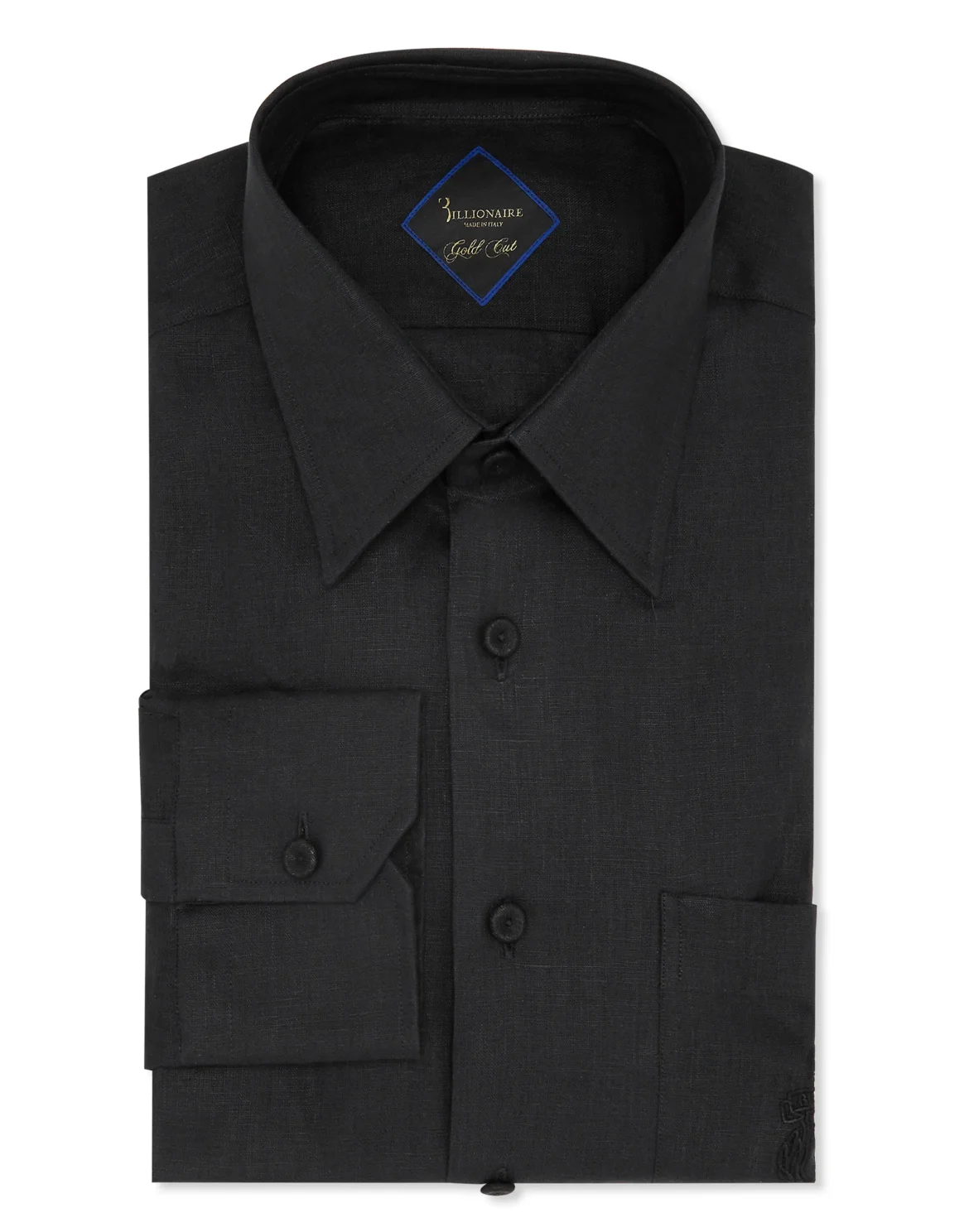 Shirt Gold Cut LS, цвет: Черный