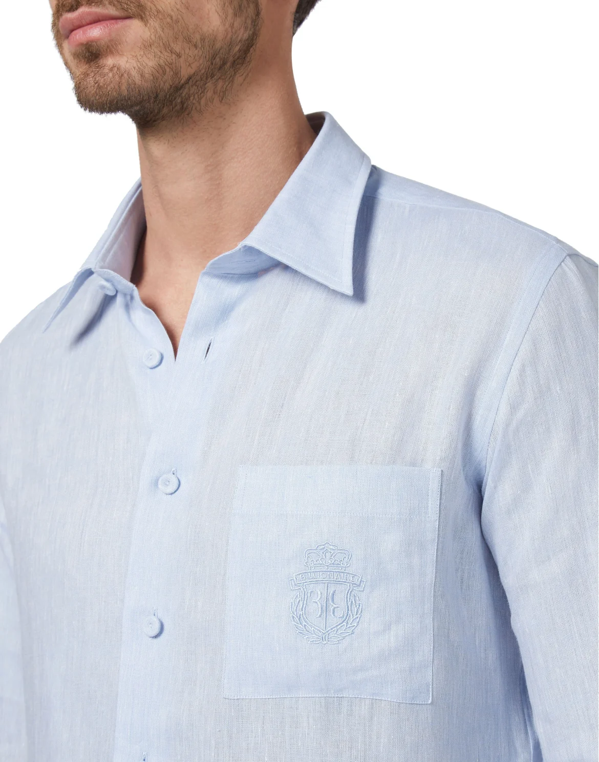 Shirt Gold Cut LS, цвет: Голубой