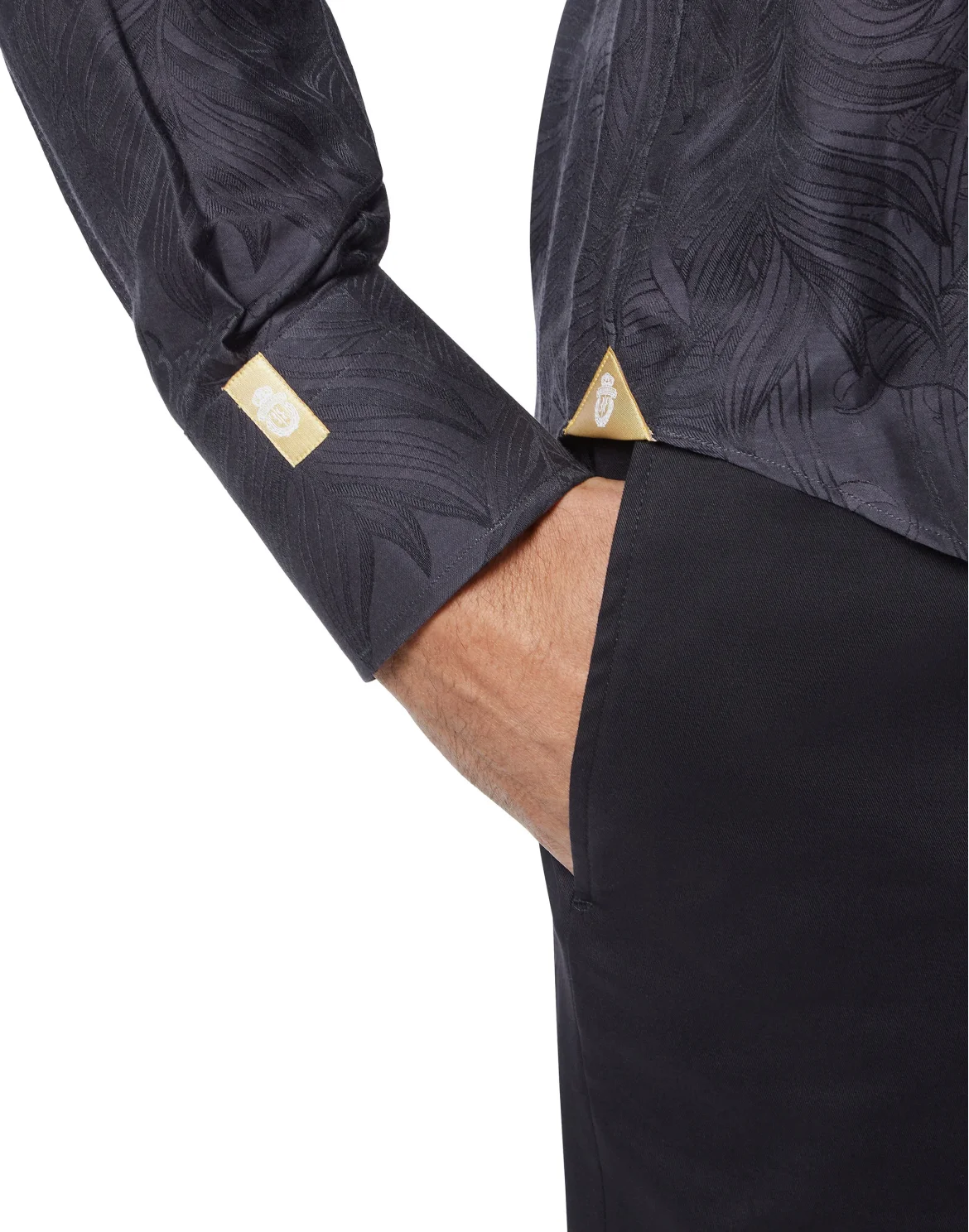 Shirt Silver Cut LS, цвет: Черный