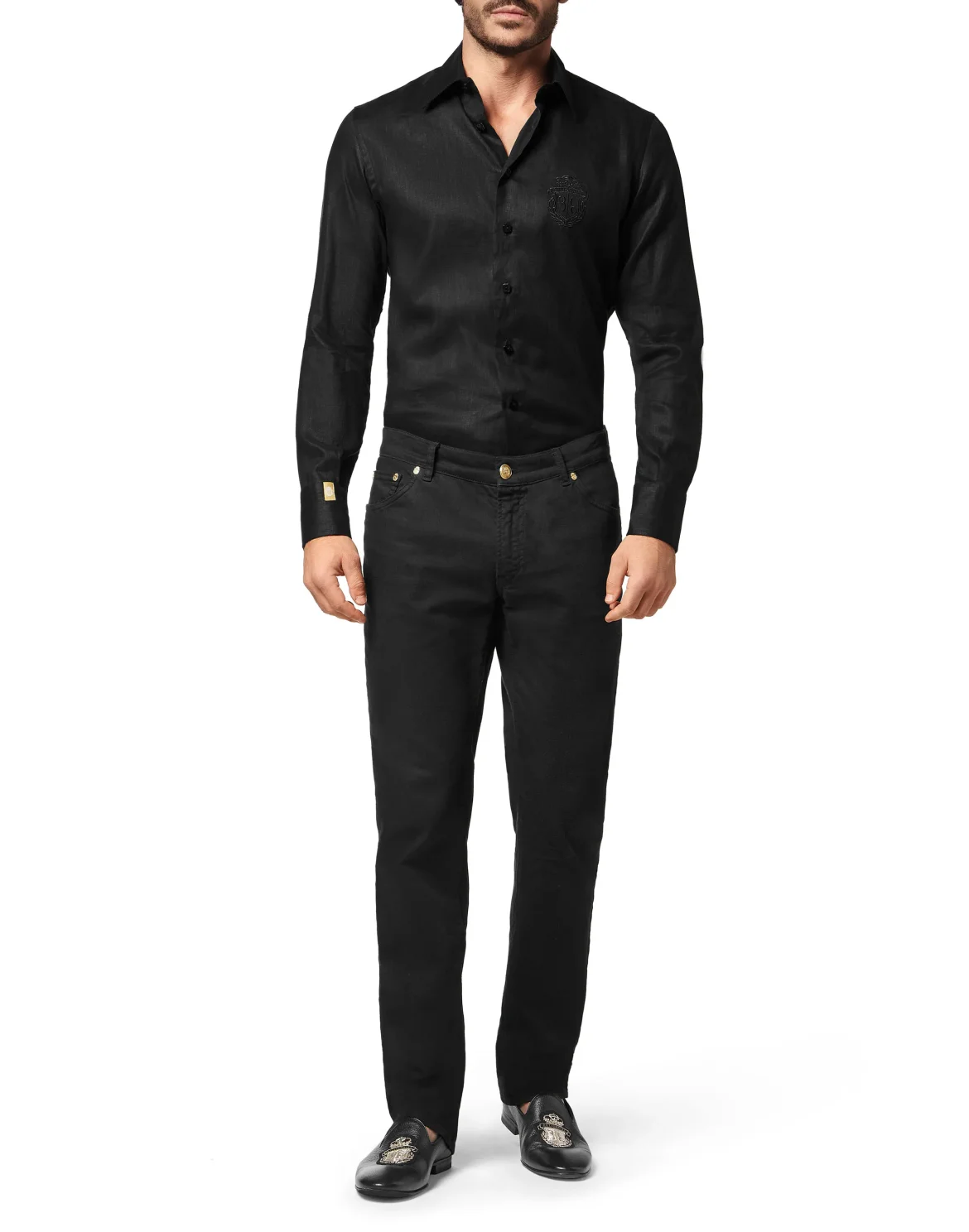 Shirt Silver Cut LS, цвет: Черный