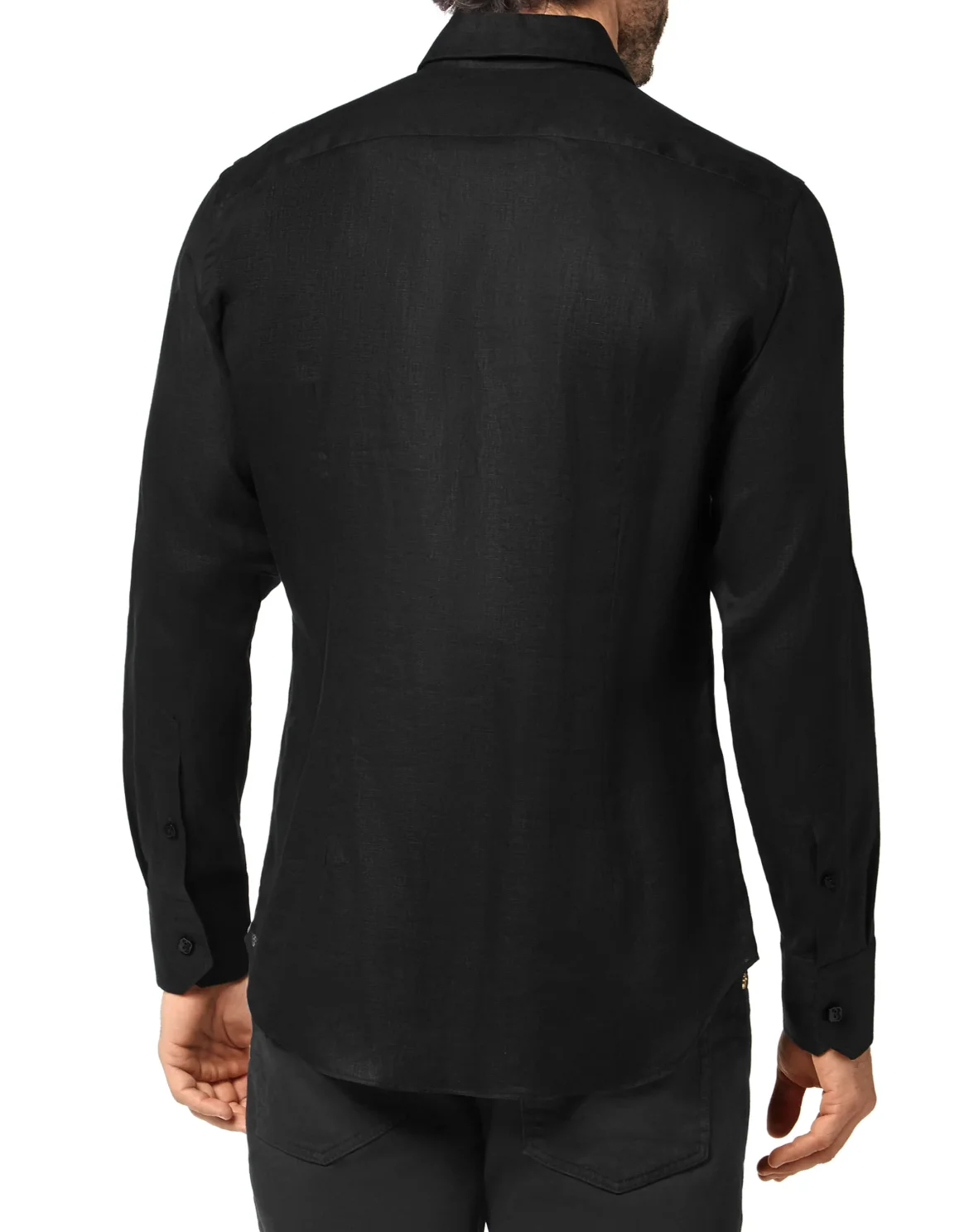 Shirt Silver Cut LS, цвет: Черный