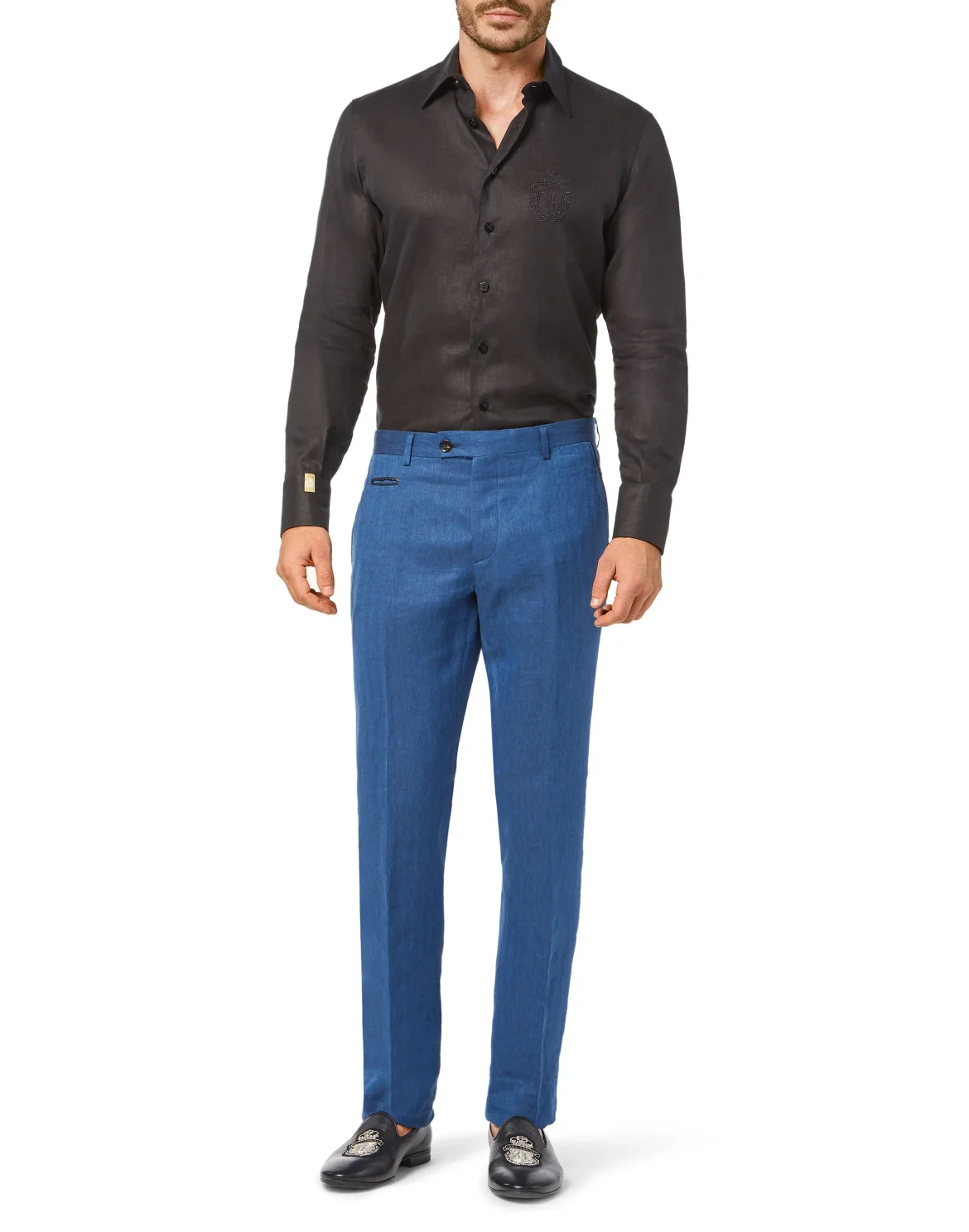Trousers Tailored Fit, цвет: Голубой