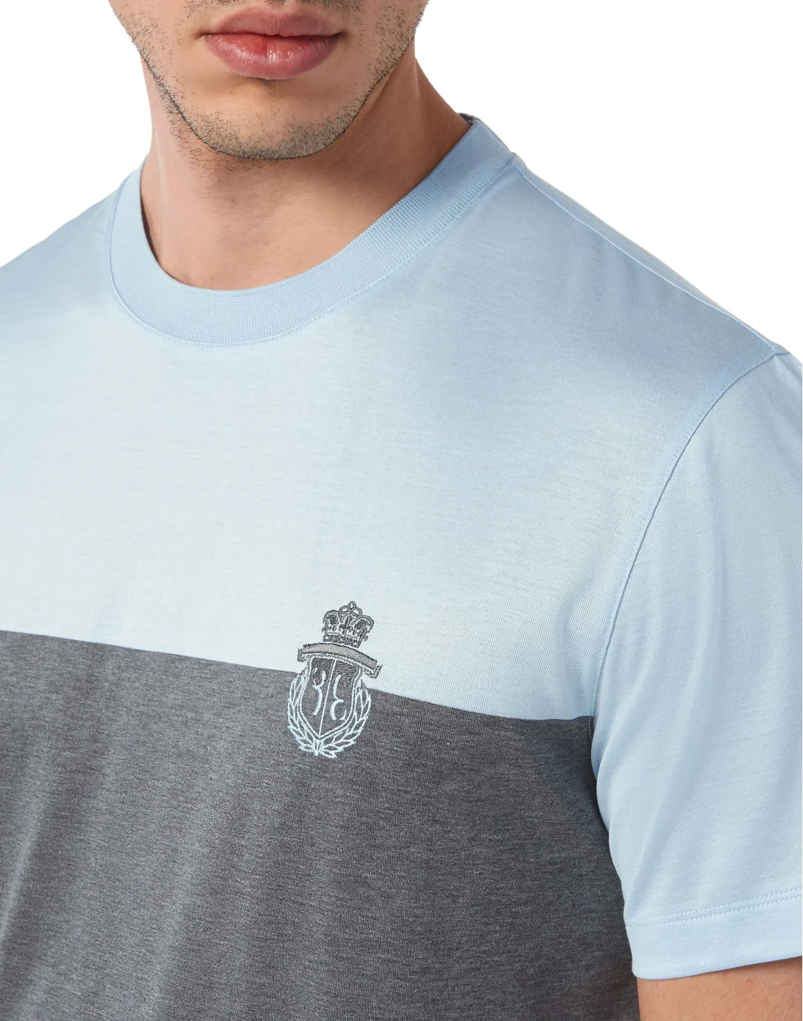 T-shirt Round Neck SS Crest, цвет: Голубой