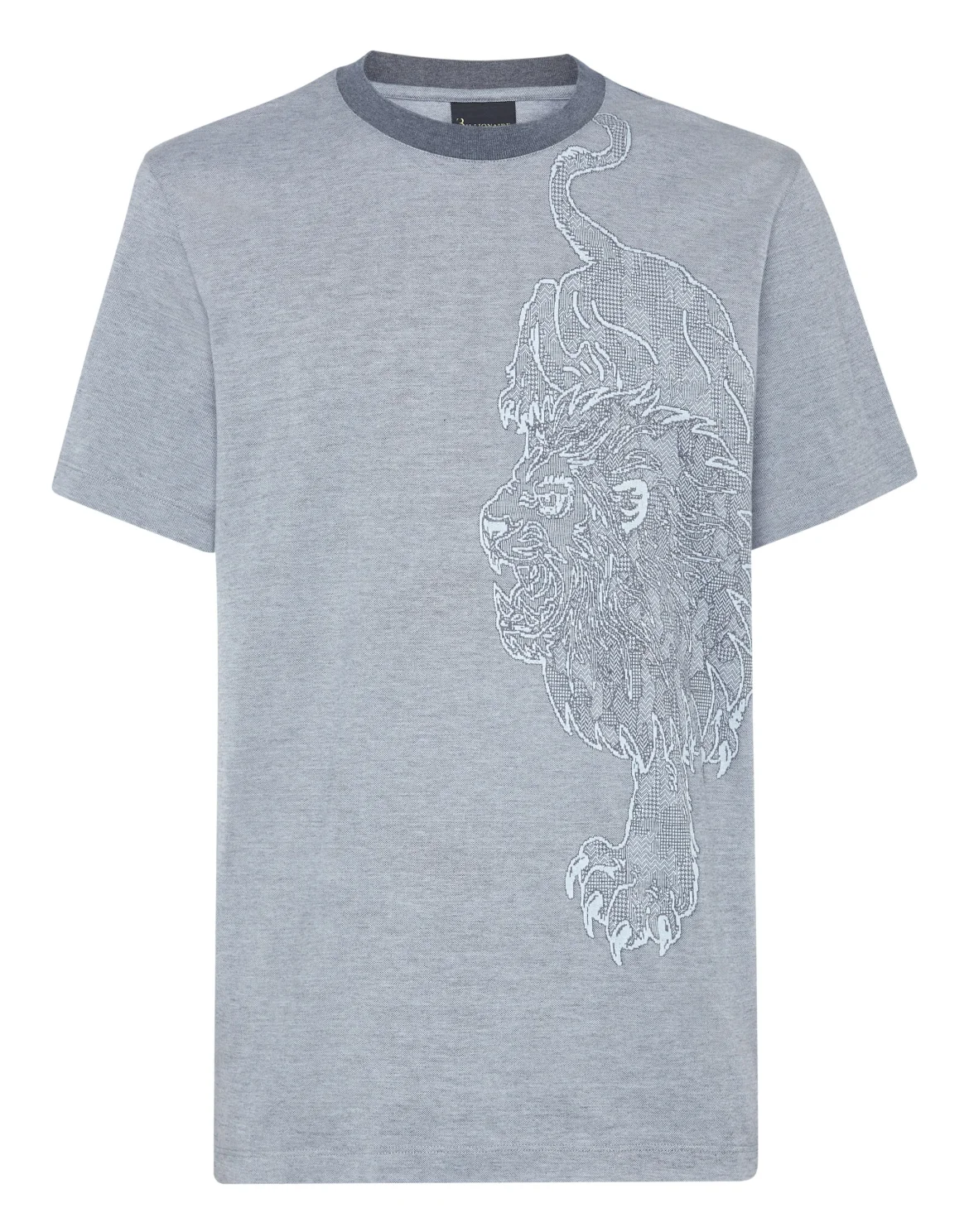 T-shirt Round Neck SS Lion, цвет: Серый