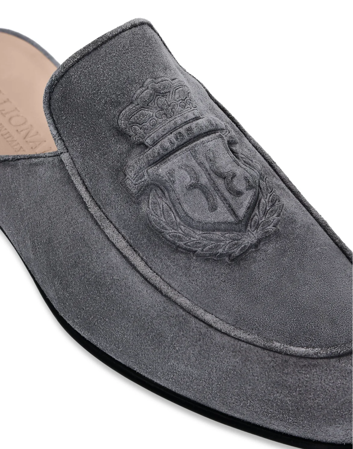 Suede Mules, цвет: Серый