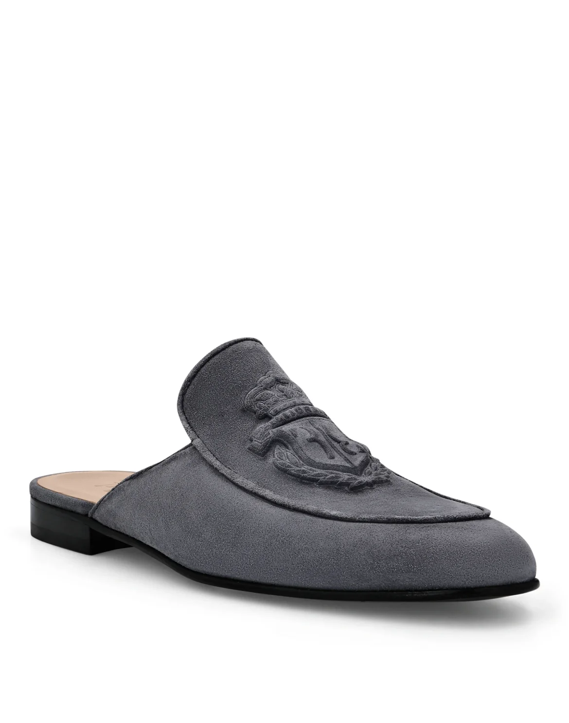 Suede Mules, цвет: Серый