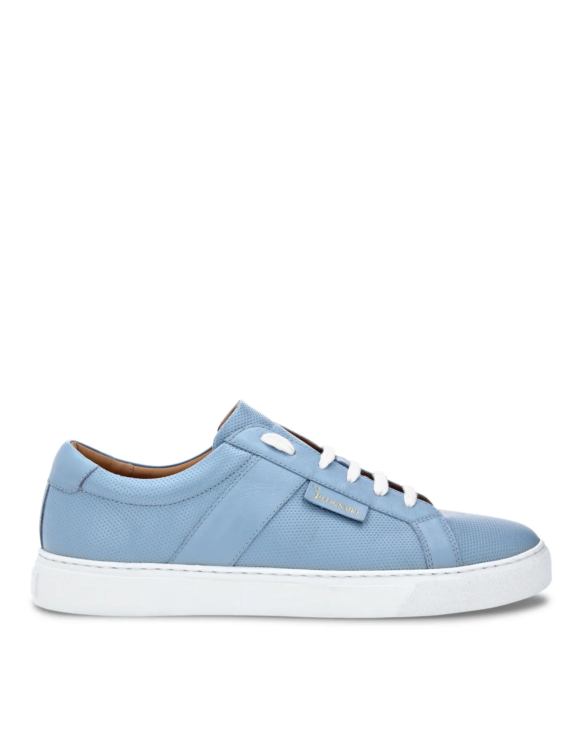 Leather Lo-Top Sneakers, цвет: Голубой