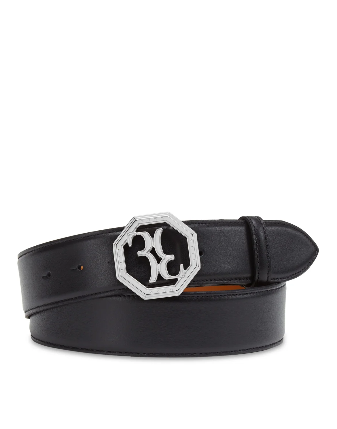 Leather Belt, цвет: Черный