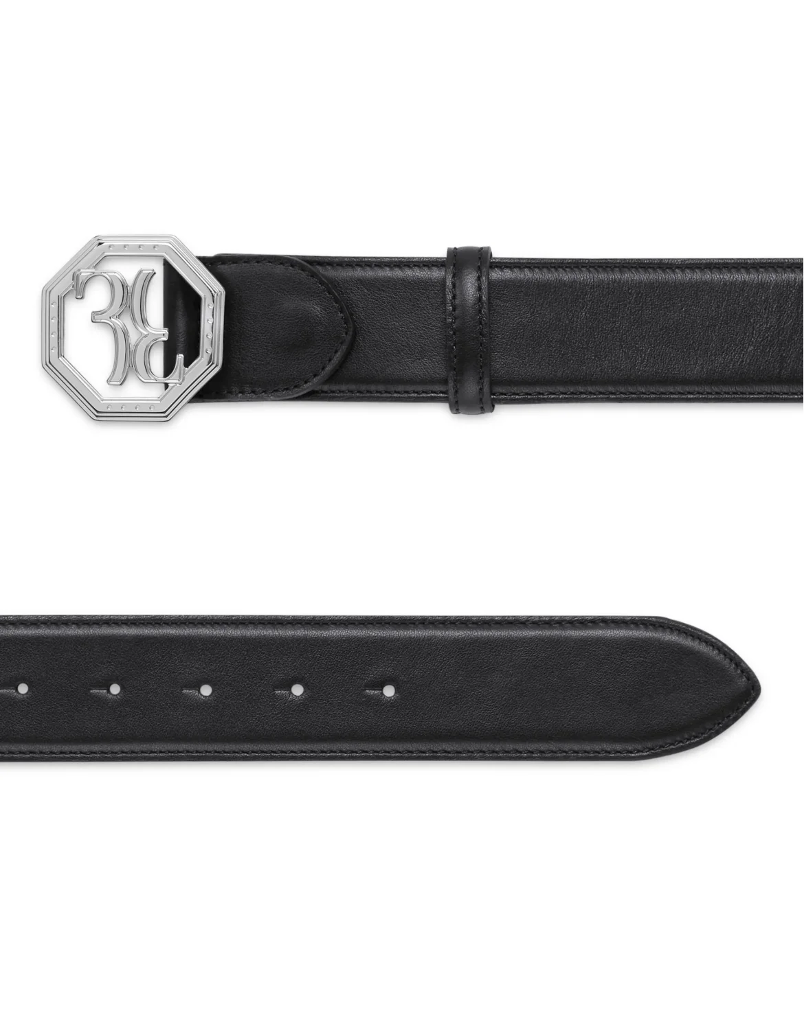 Leather Belt, цвет: Черный