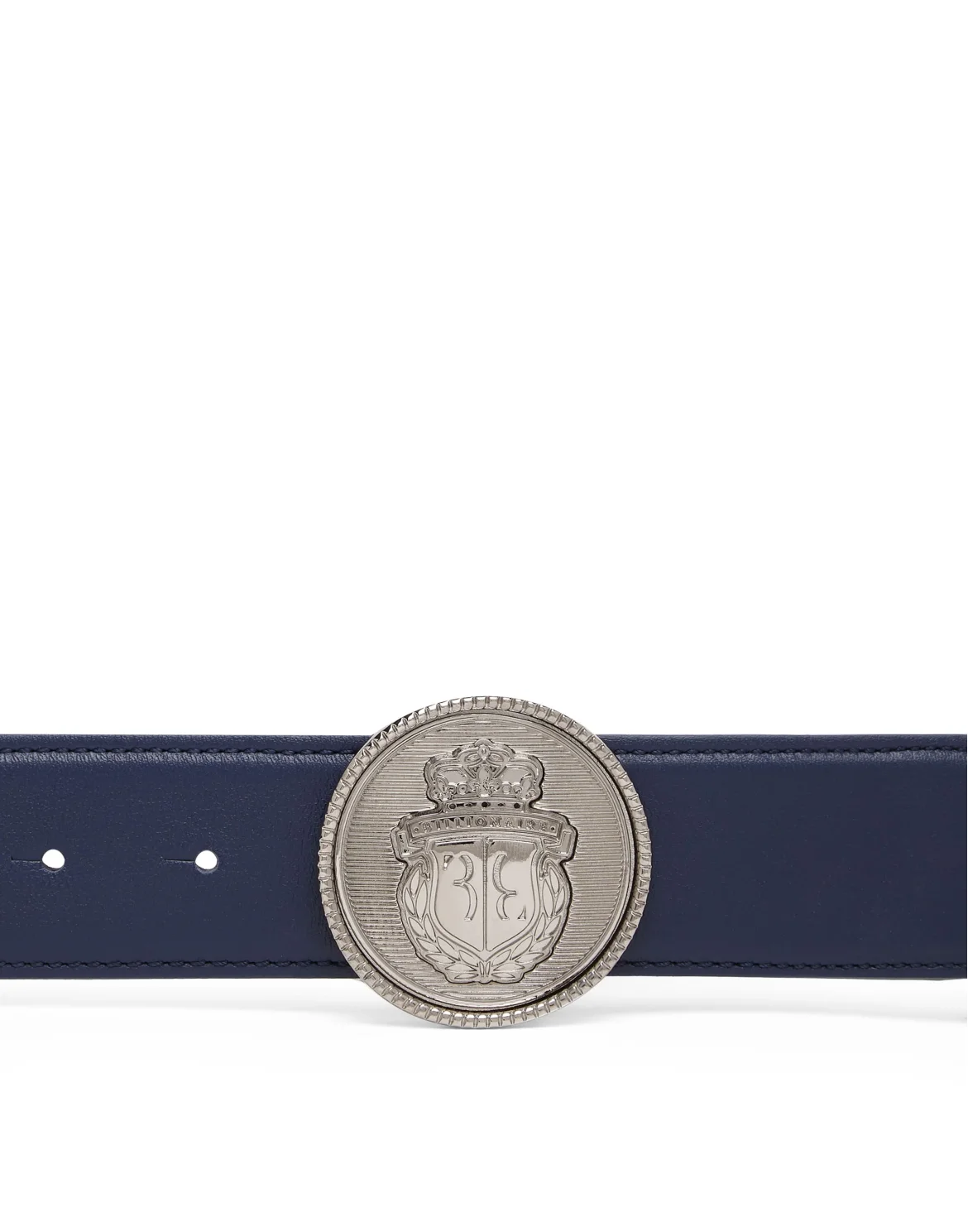 Deer Leather Belt, цвет: Синий