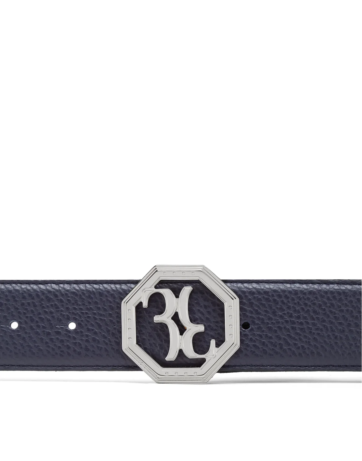 Deer Leather Belt, цвет: Синий