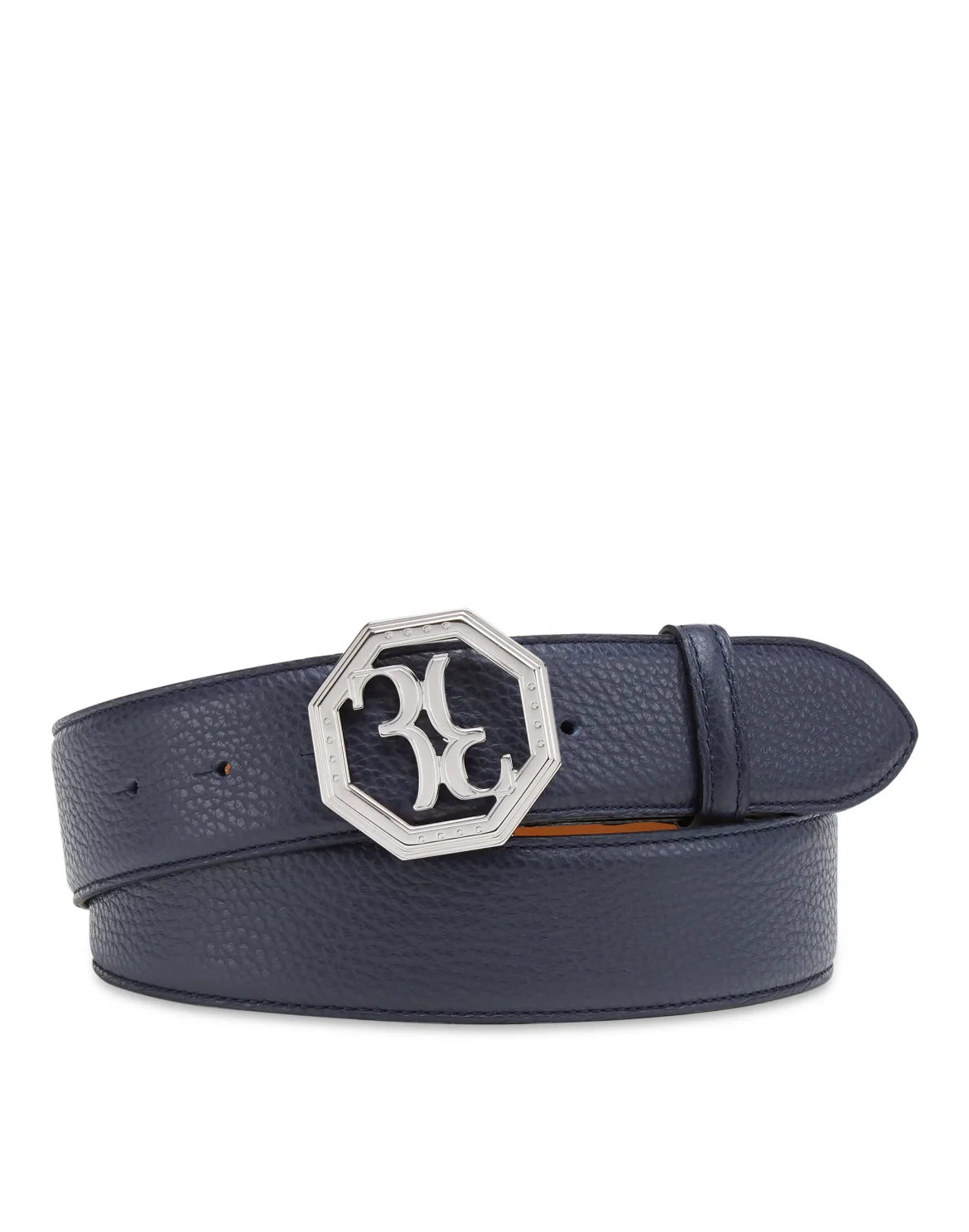 Deer Leather Belt, цвет: Синий