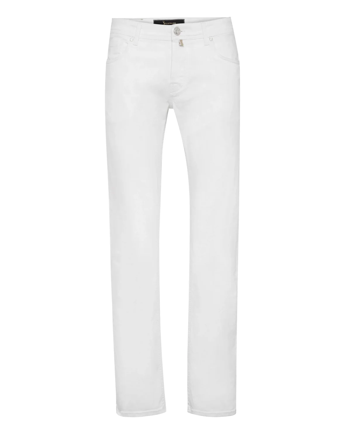 Denim Trousers Regular fit, цвет: Белый