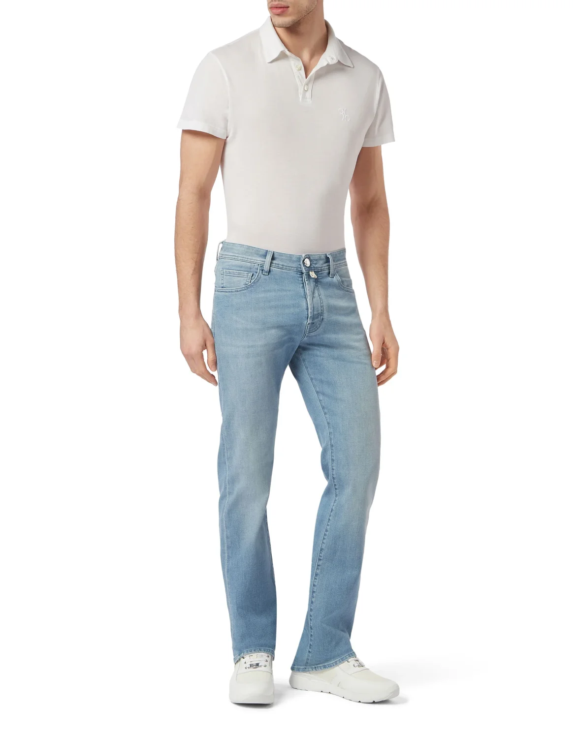 Denim Trousers Regular fit, цвет: Голубой