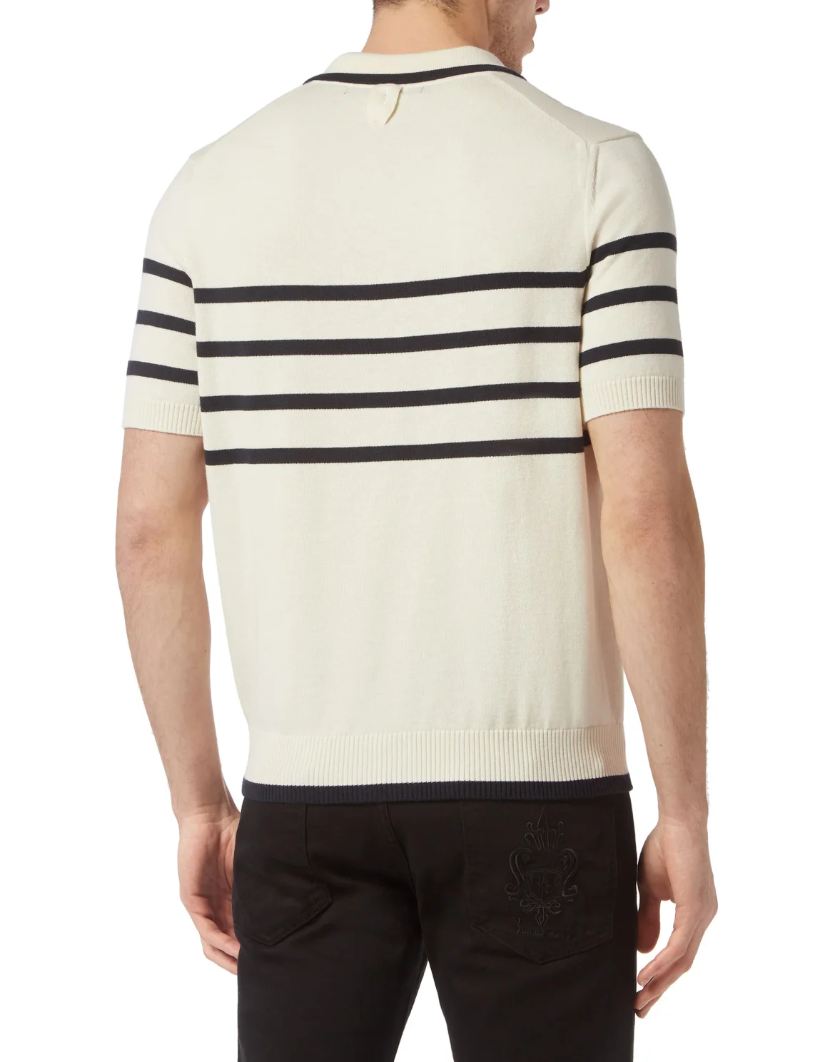 Wool/Cotton Polo SS, цвет: Белый
