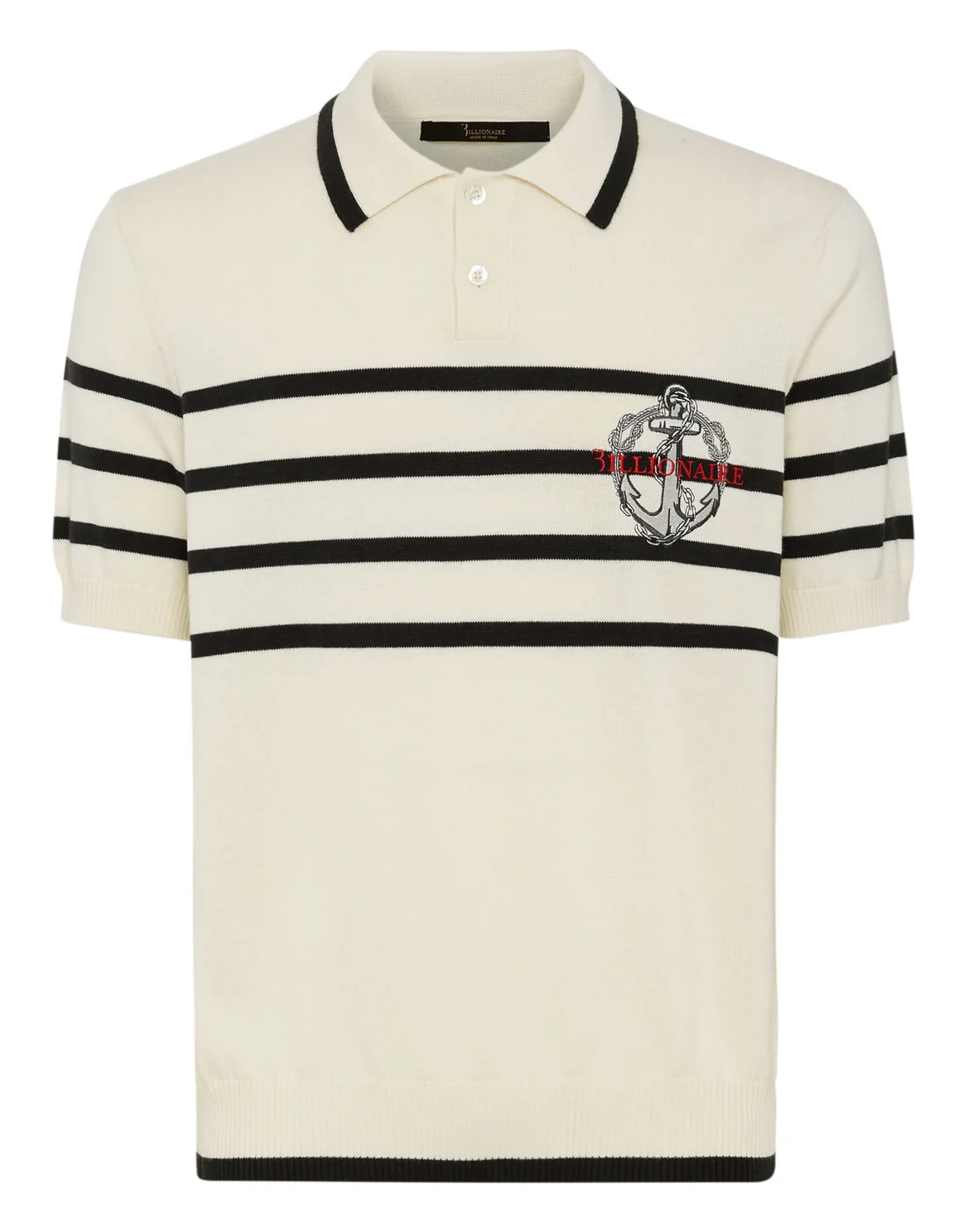 Wool/Cotton Polo SS, цвет: Белый