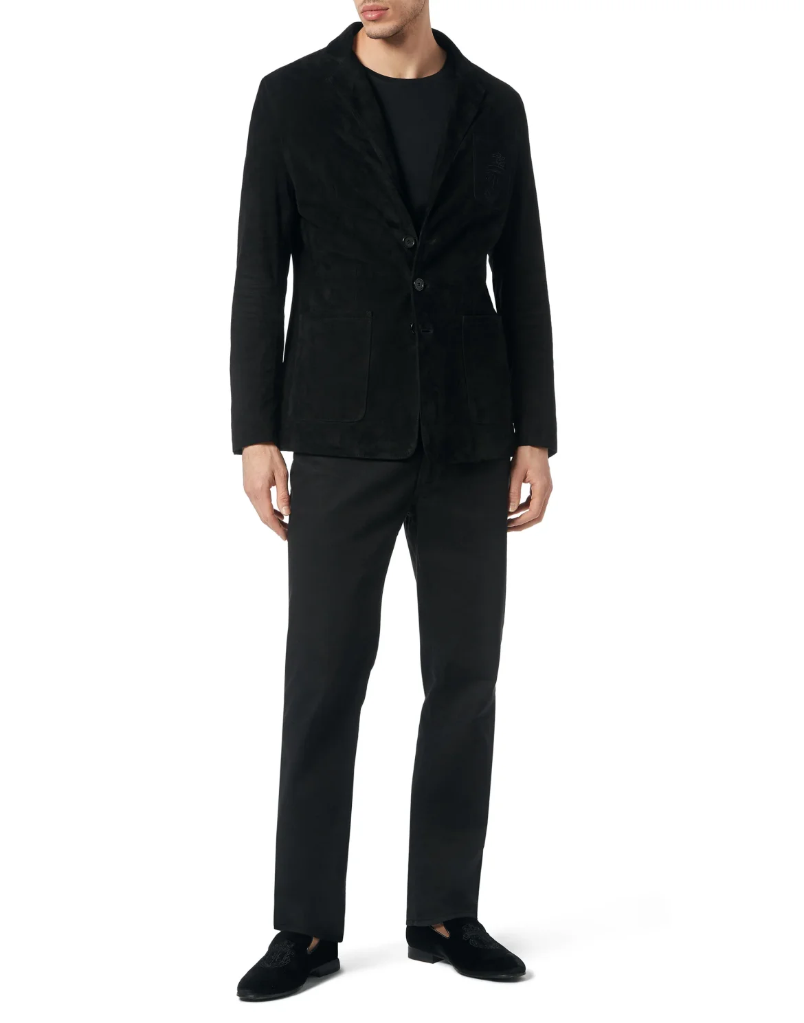 Suede Blazer, цвет: Черный