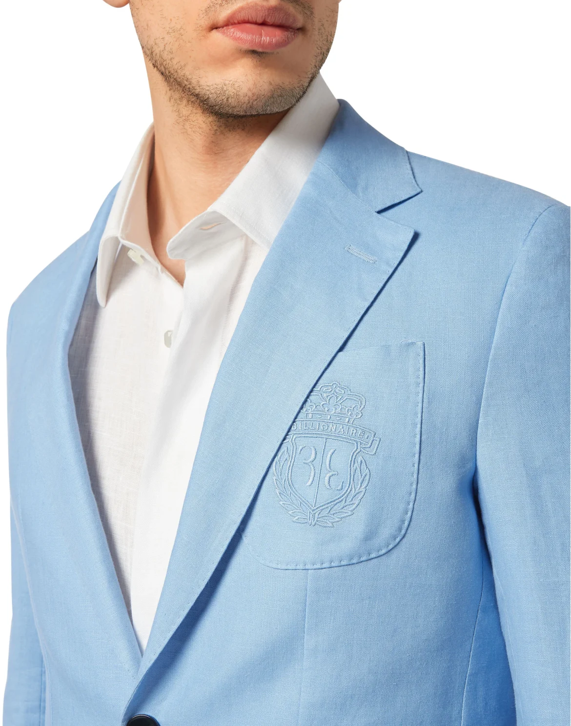 Linen Blazer, цвет: Голубой