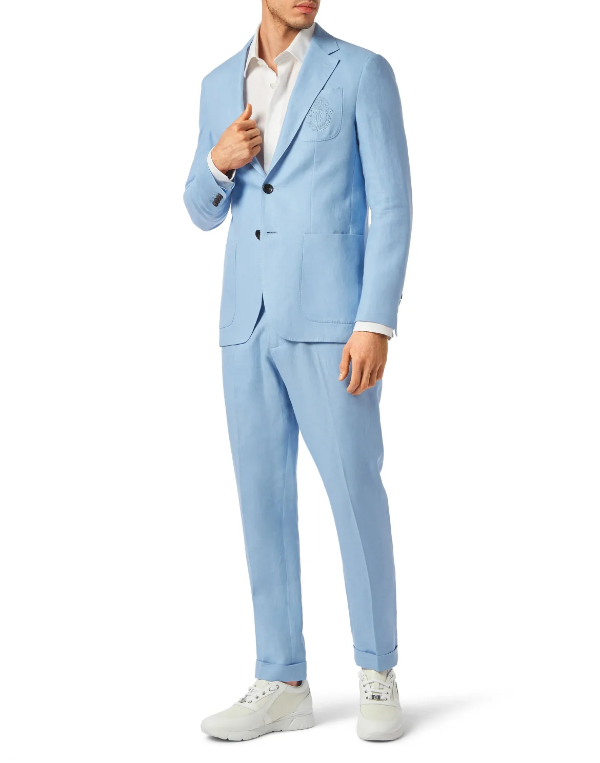 Linen Blazer, цвет: Голубой