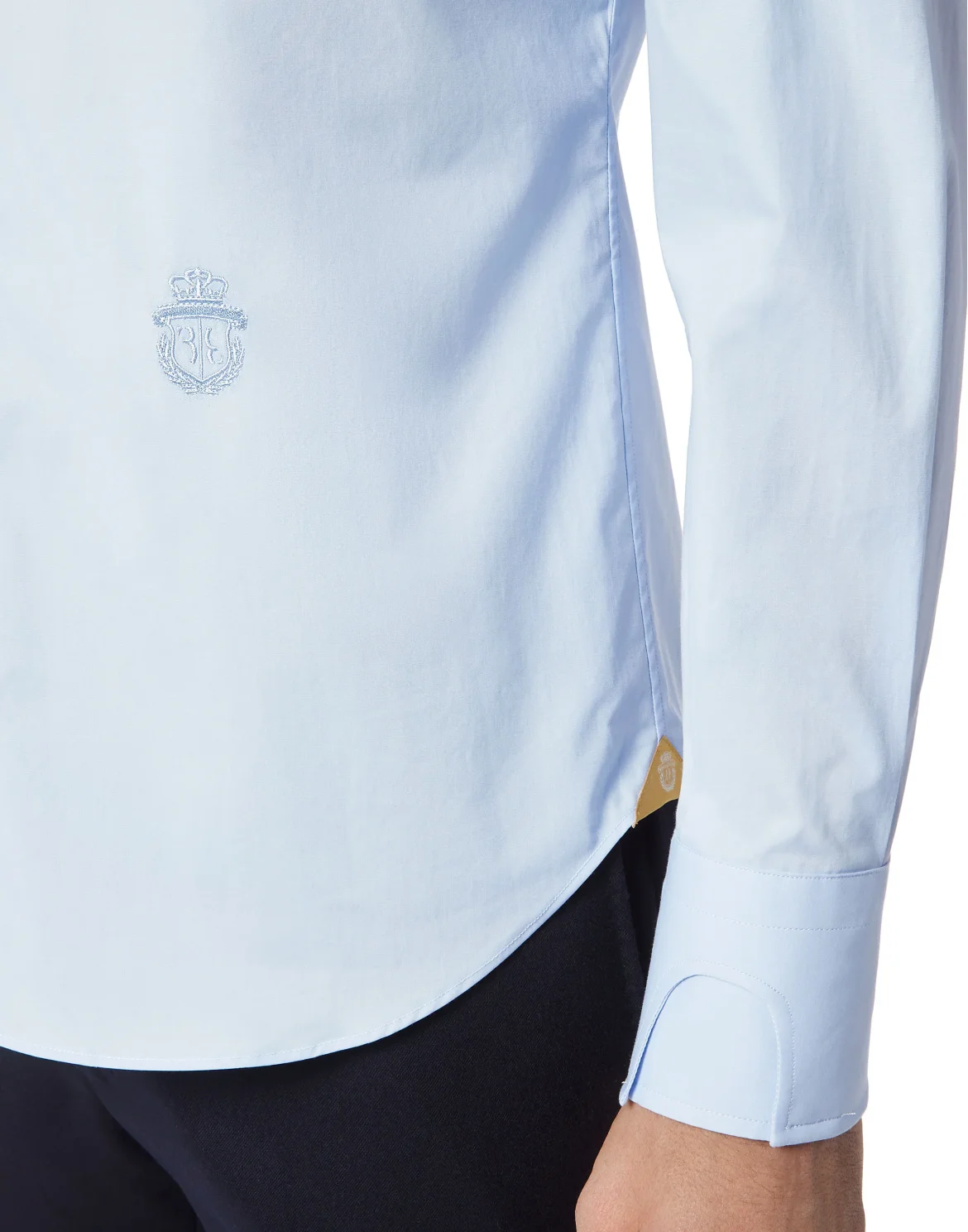 Cotton Shirt Silver Cut LS, цвет: Голубой
