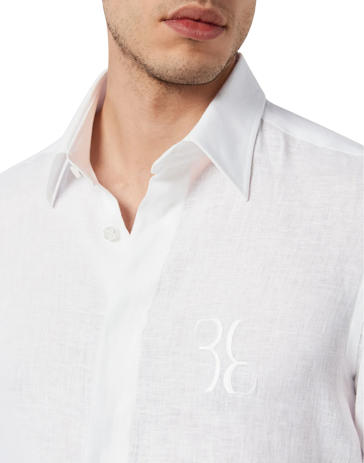 Linen Shirt Silver Cut LS, цвет: Белый