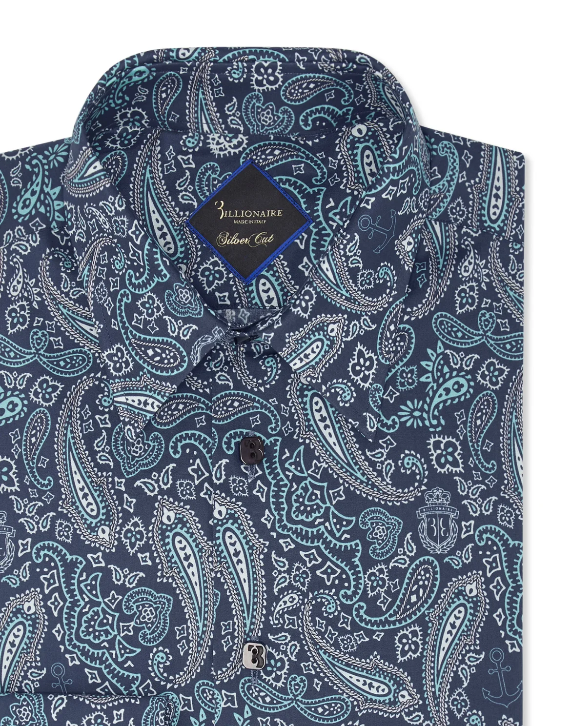 Cotton Shirt Silver Cut LS, цвет: Бирюзовый