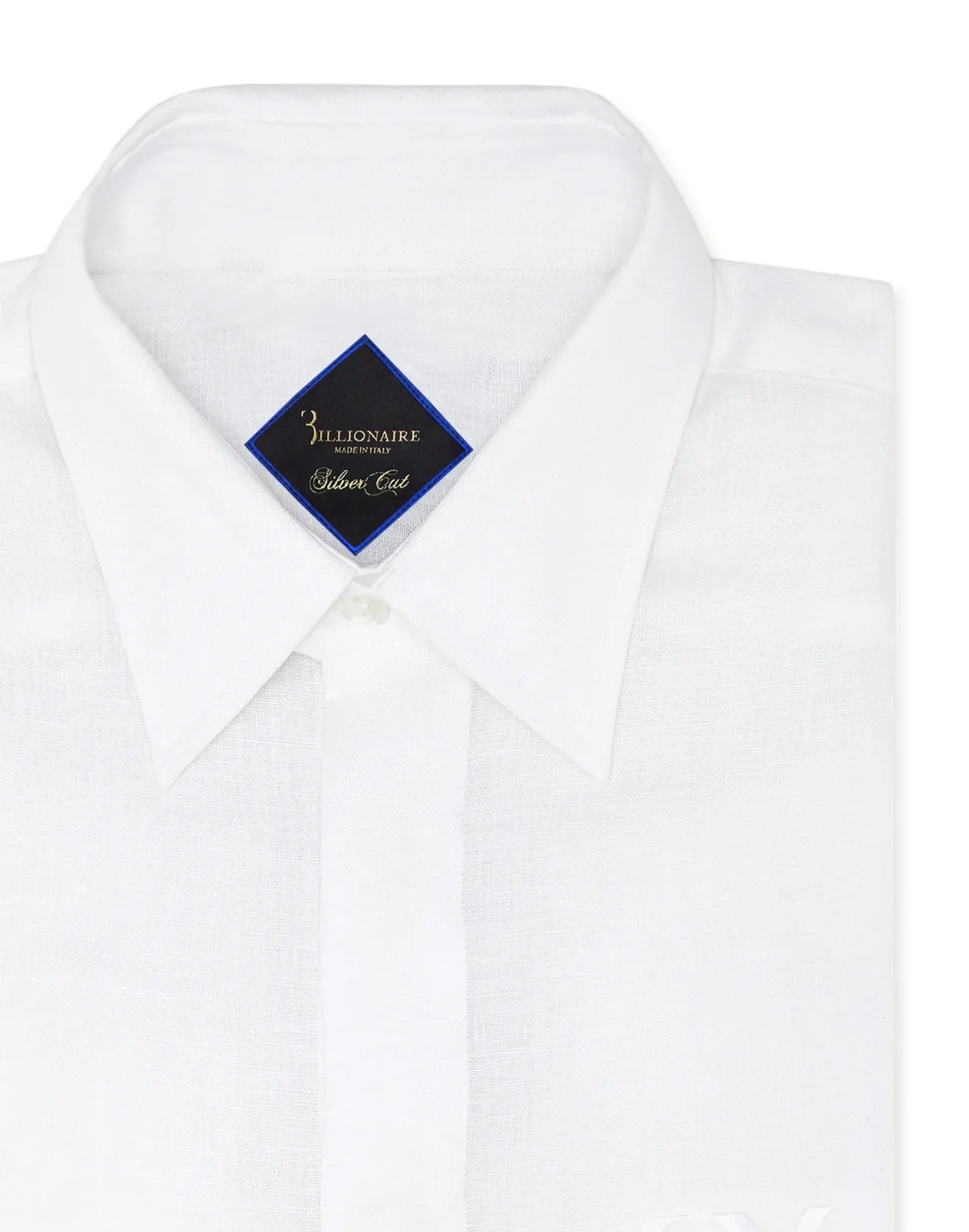 Linen Shirt Silver Cut SS, цвет: Белый