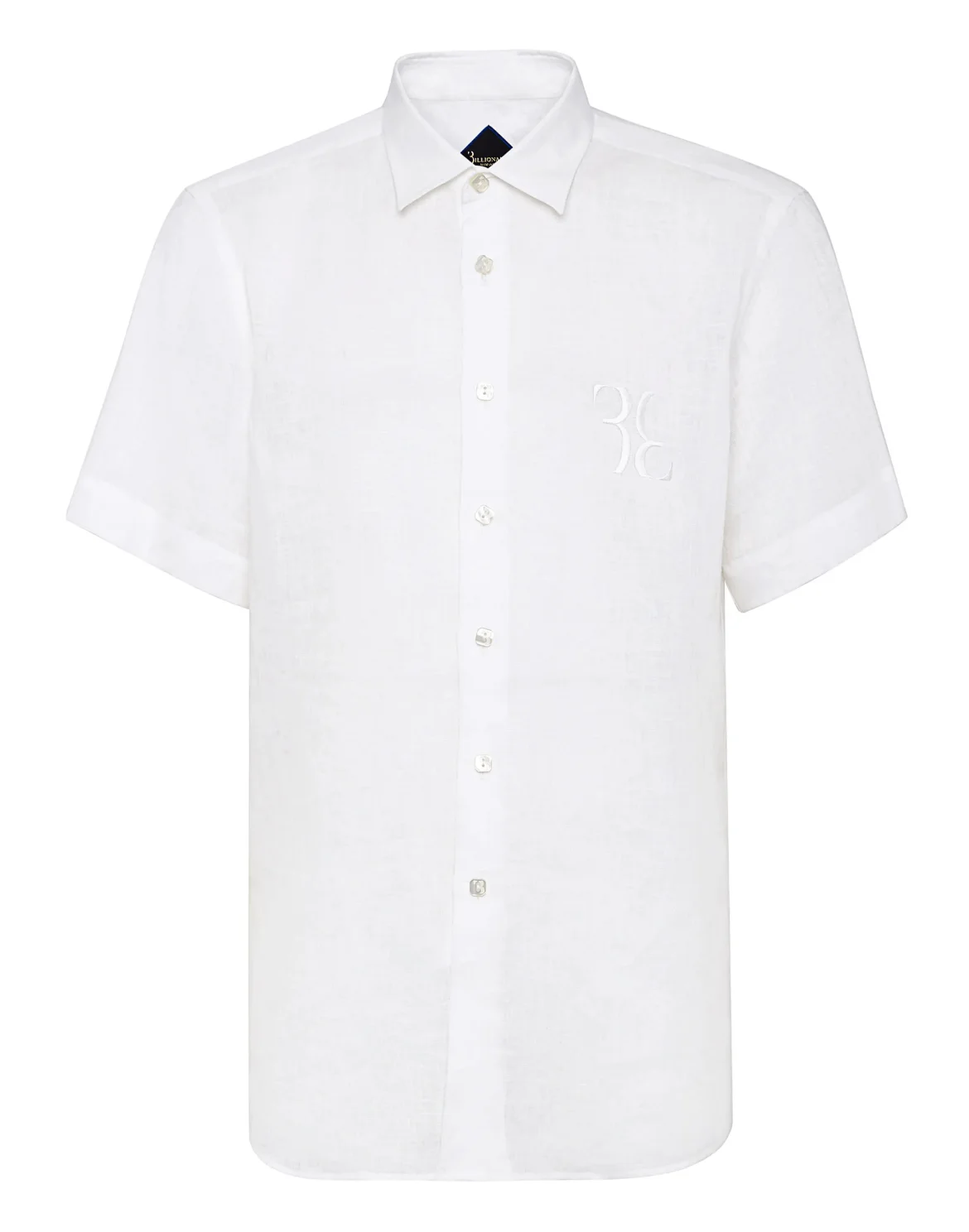 Linen Shirt Silver Cut SS, цвет: Белый