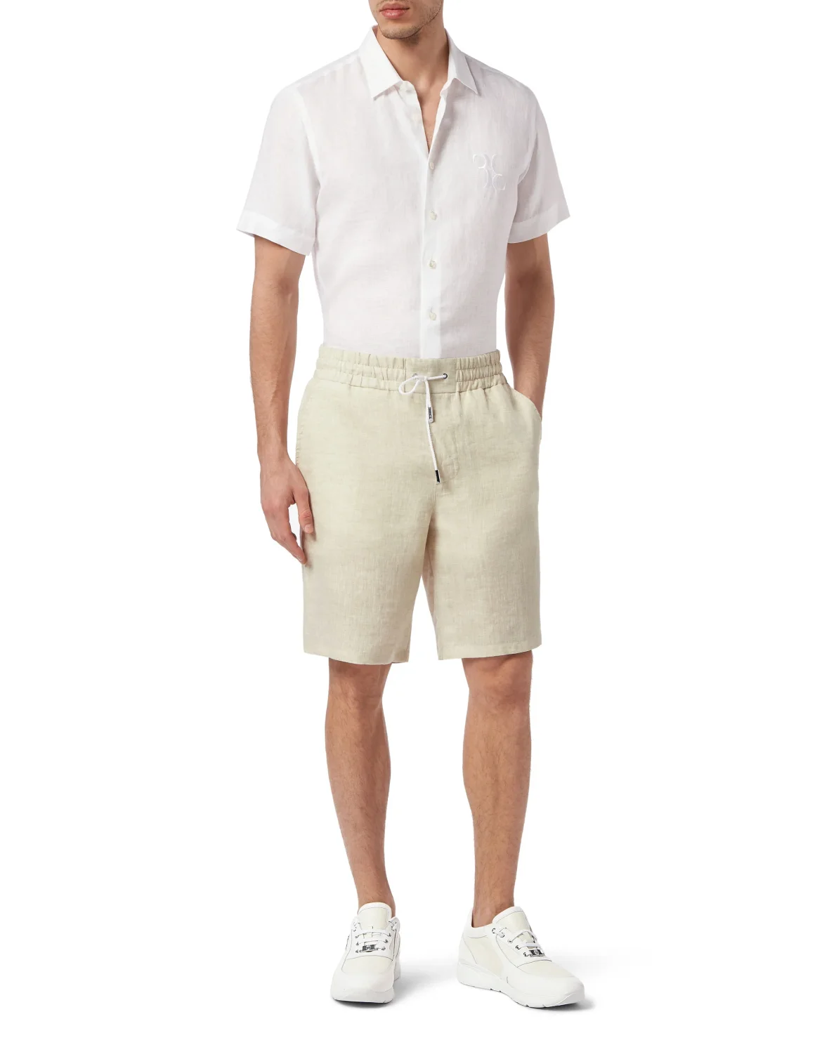 Linen Shorts, цвет: Бежевый