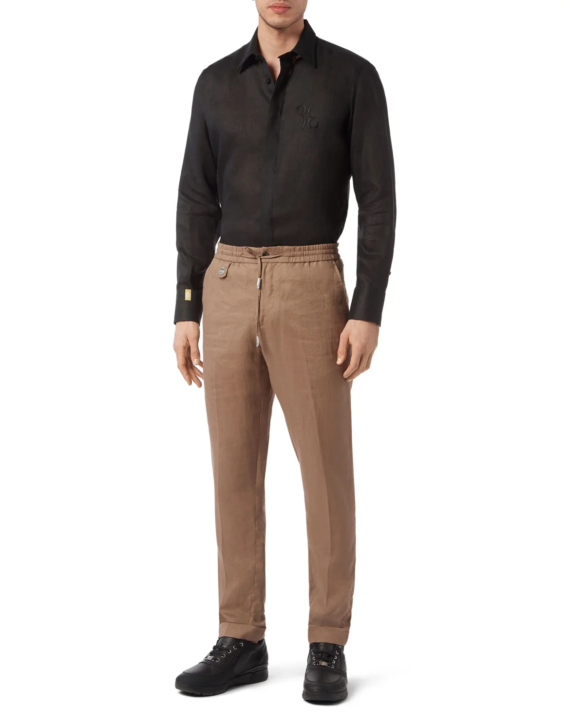Linen Trousers, цвет: Коричневый