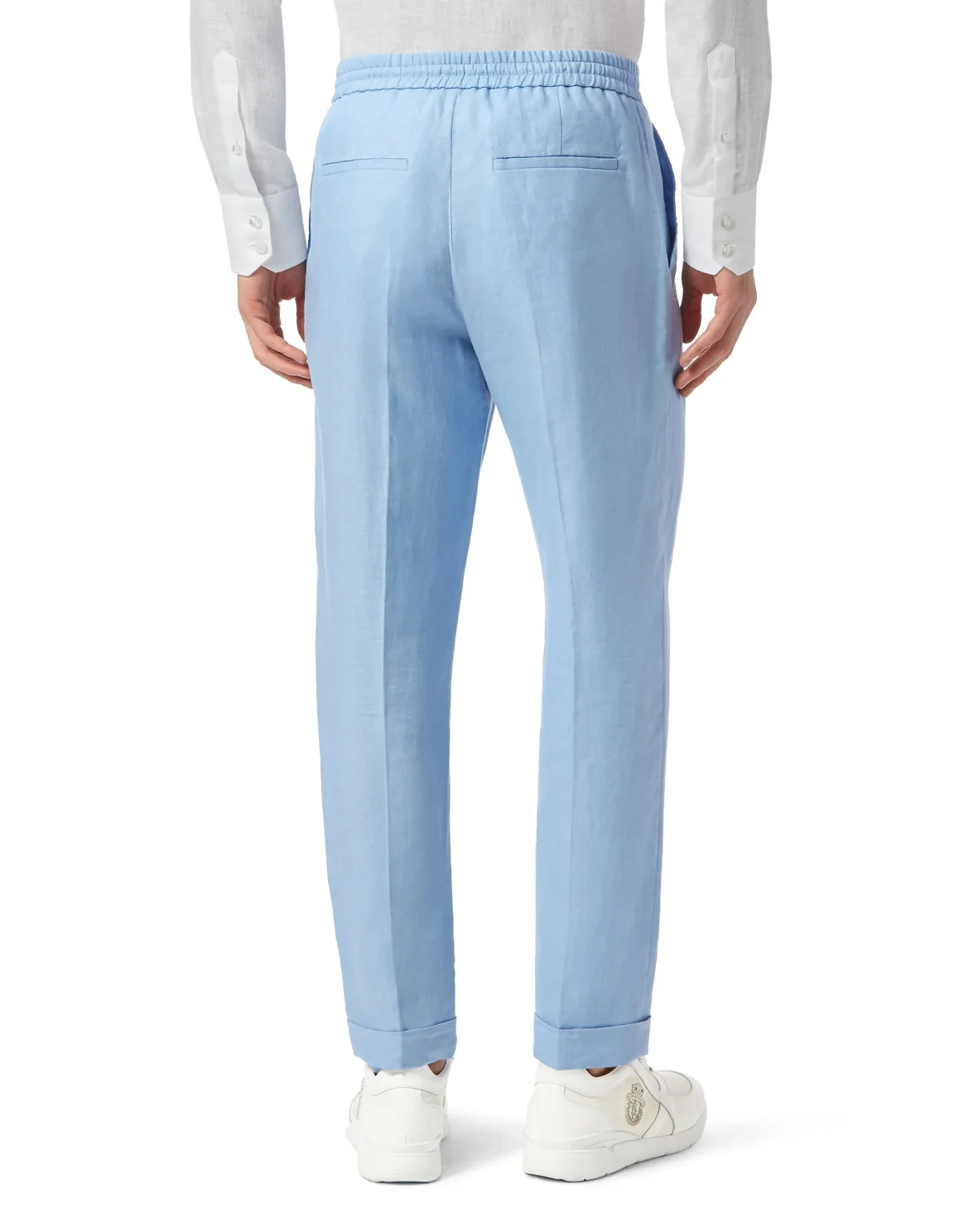 Linen Trousers, цвет: Голубой