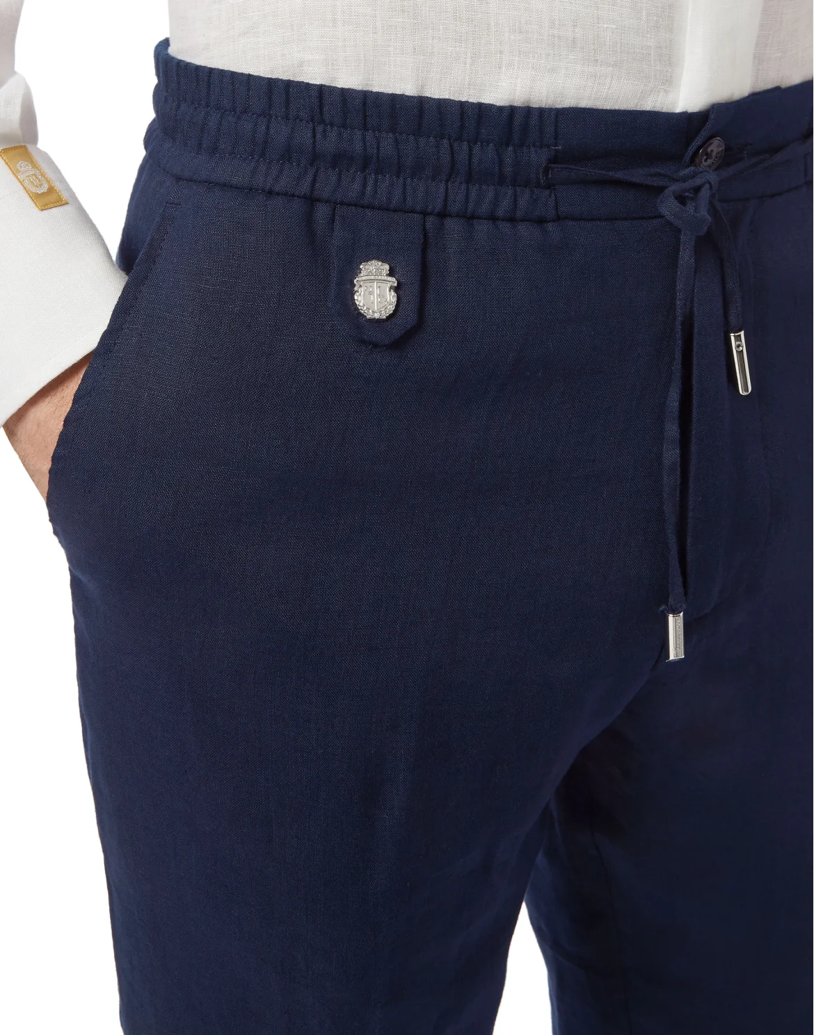 Linen Trousers, цвет: Синий