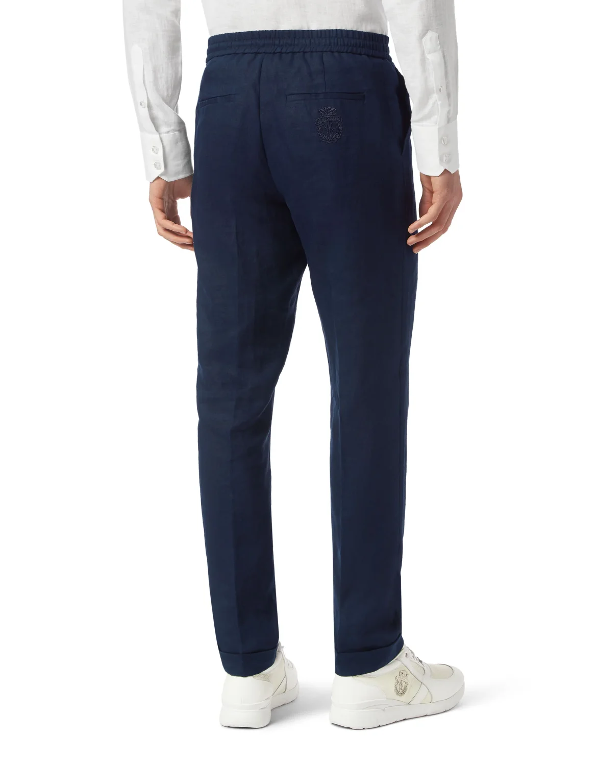 Linen Trousers, цвет: Синий