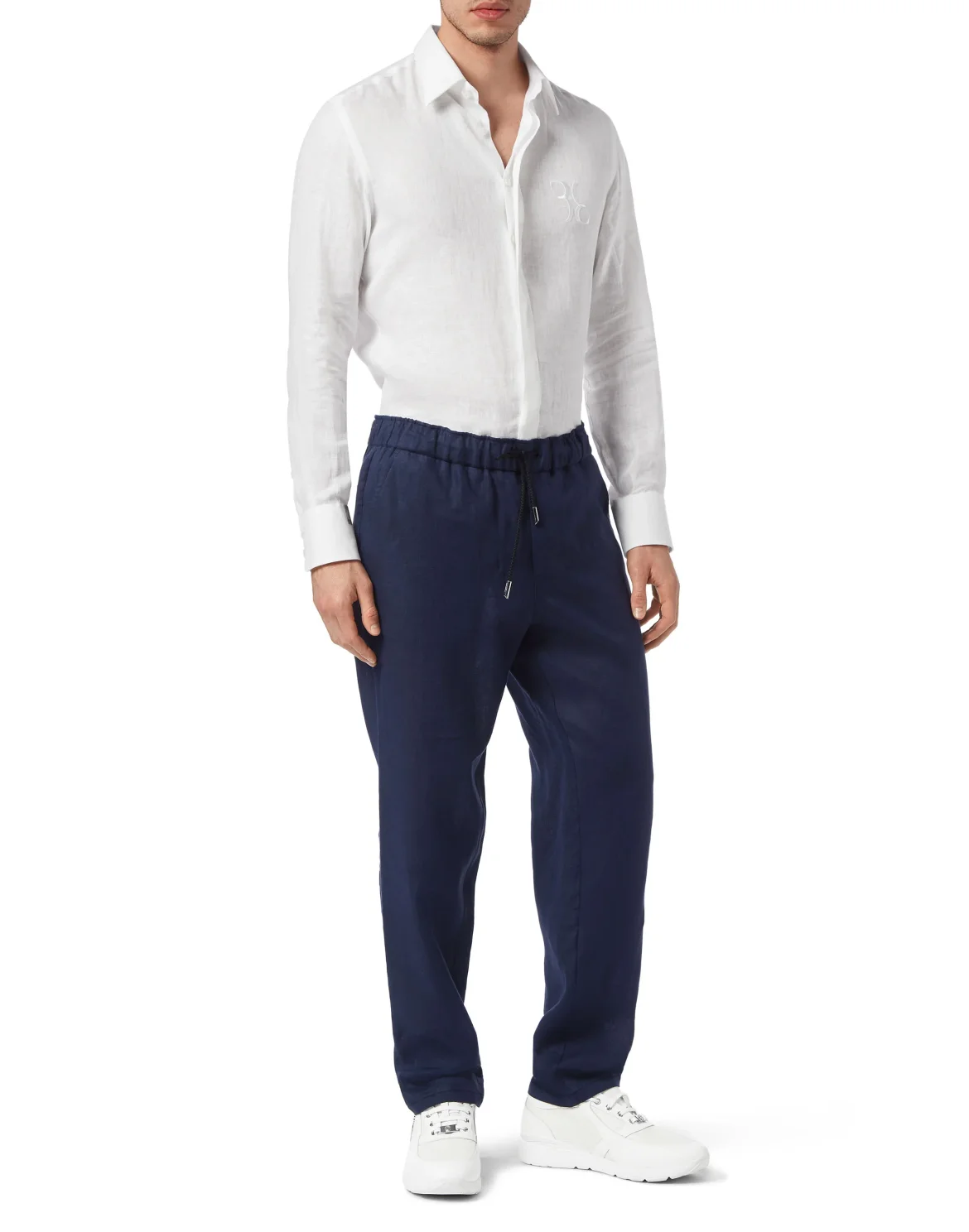Linen Pijama Pants, цвет: Синий