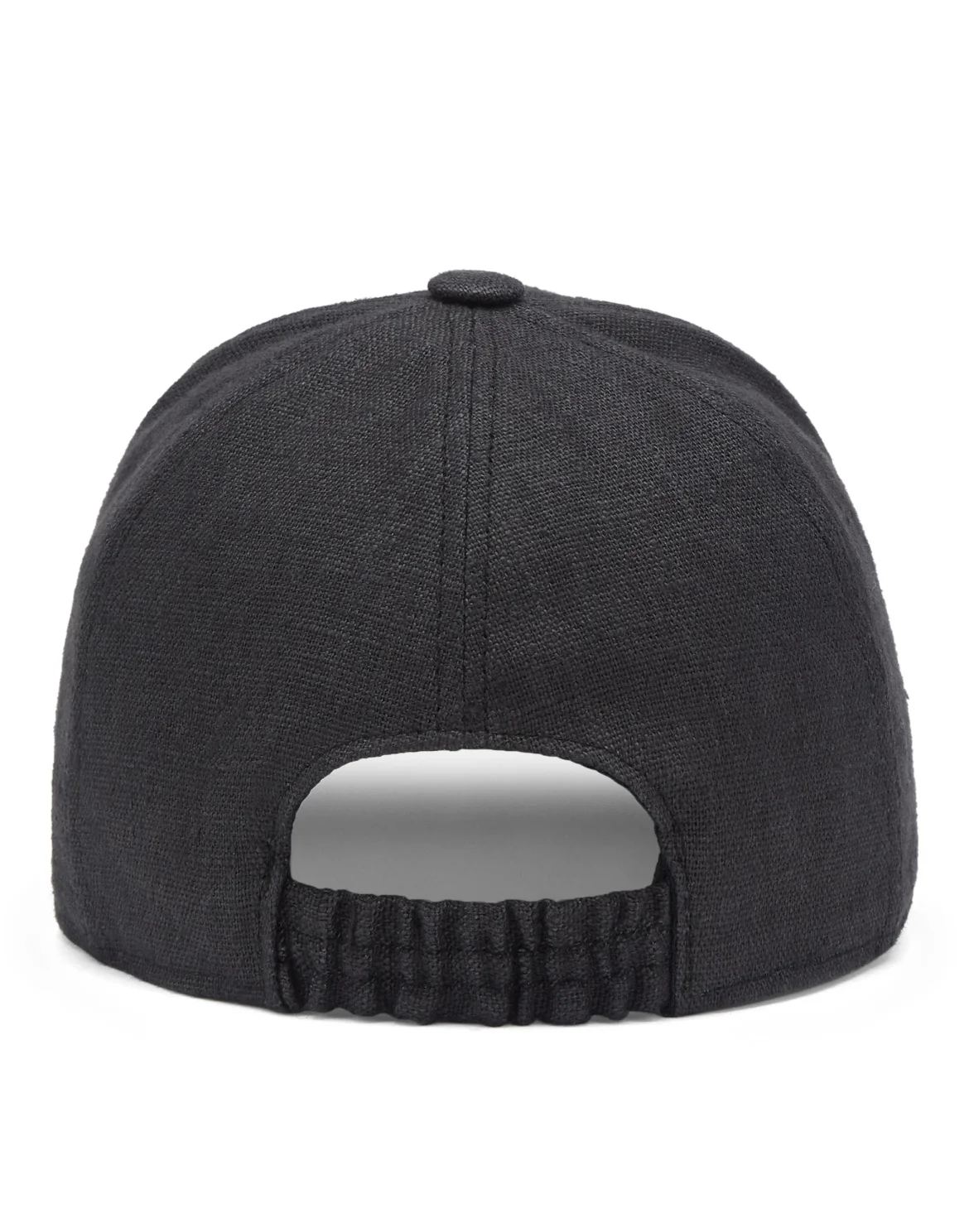 Linen Baseball Cap, цвет: Черный
