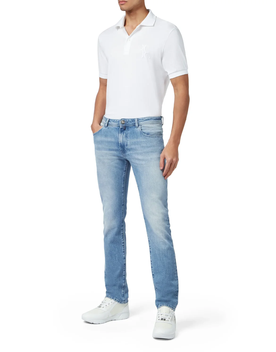 Denim Trousers Super Straight Cut, цвет: Голубой