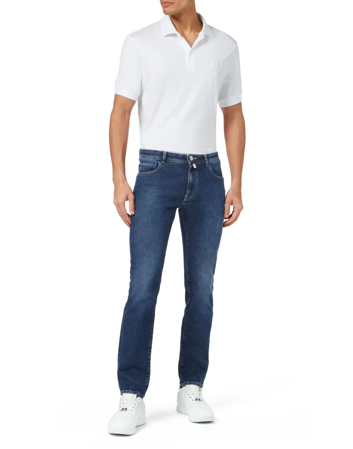 Denim Trousers Super Straight Cut, цвет: Синий