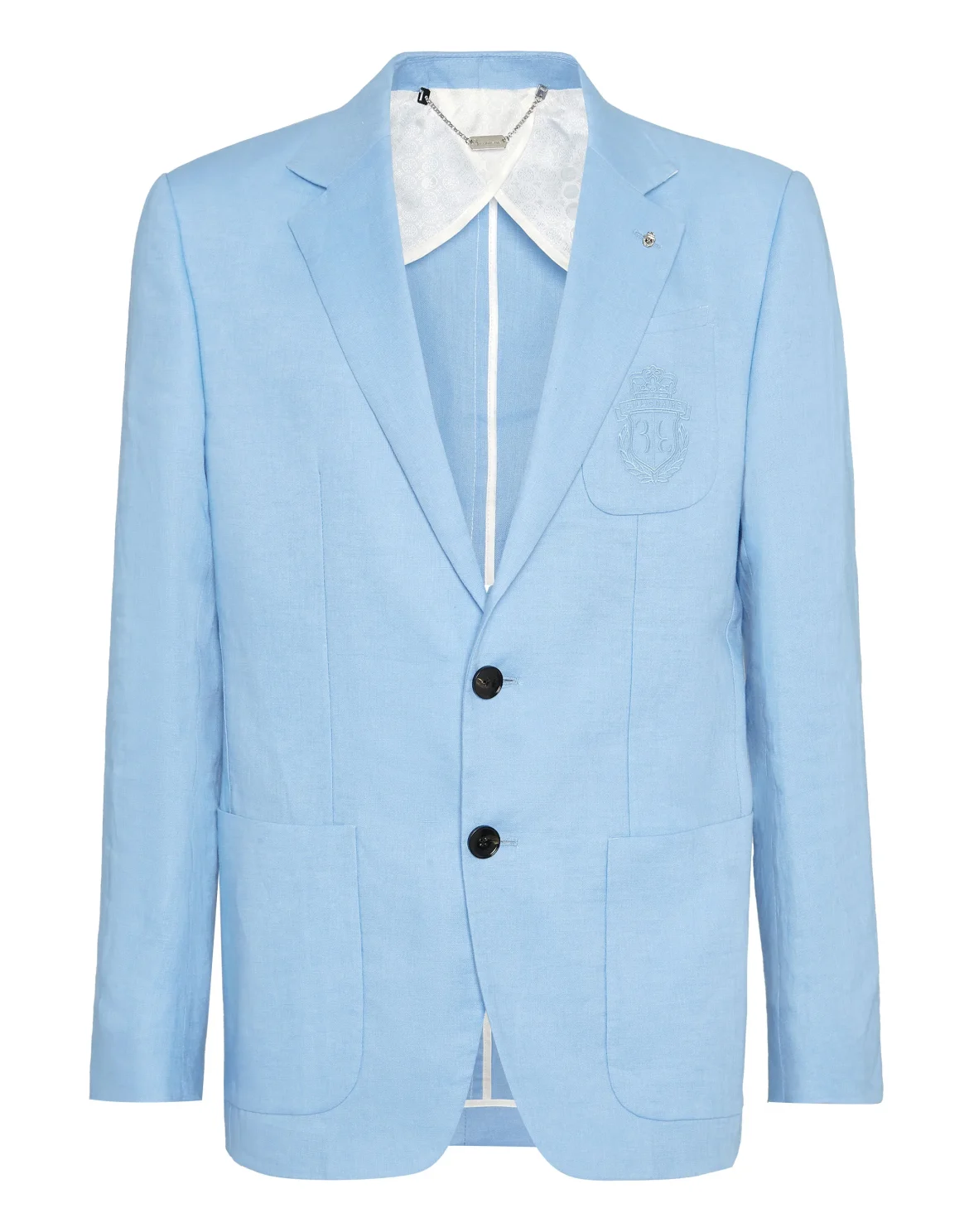 Linen Blazer, цвет: Голубой